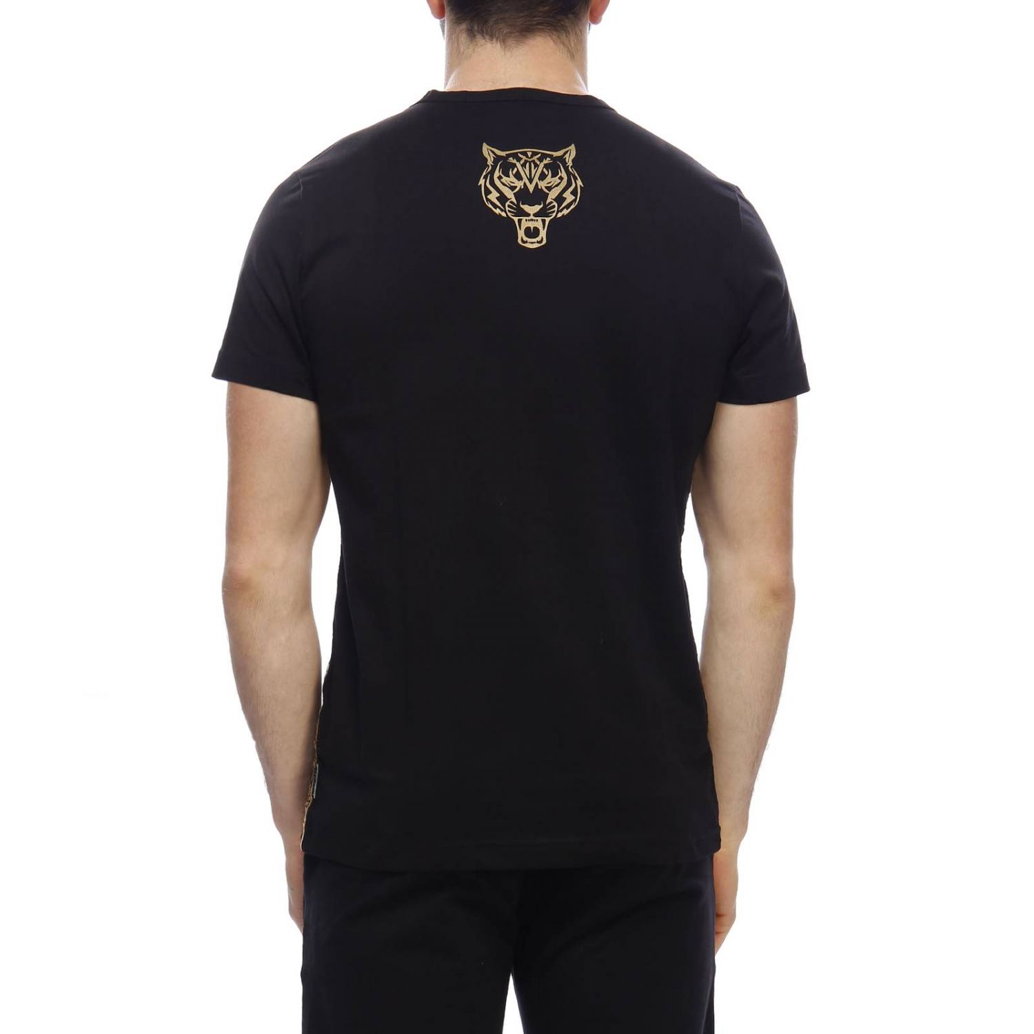 Plein Sport Outlet: t-shirt for man - Black | Plein Sport t-shirt ...