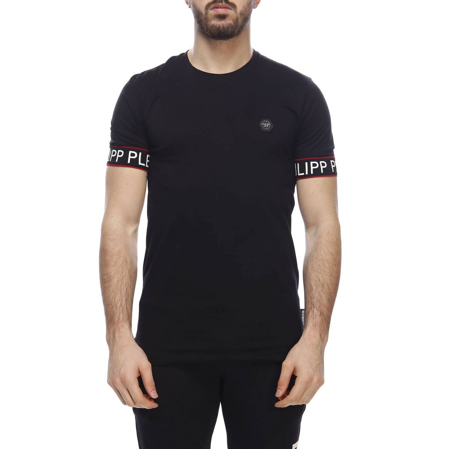 Philipp Plein Outlet: t-shirt for man - Black | Philipp Plein t-shirt ...