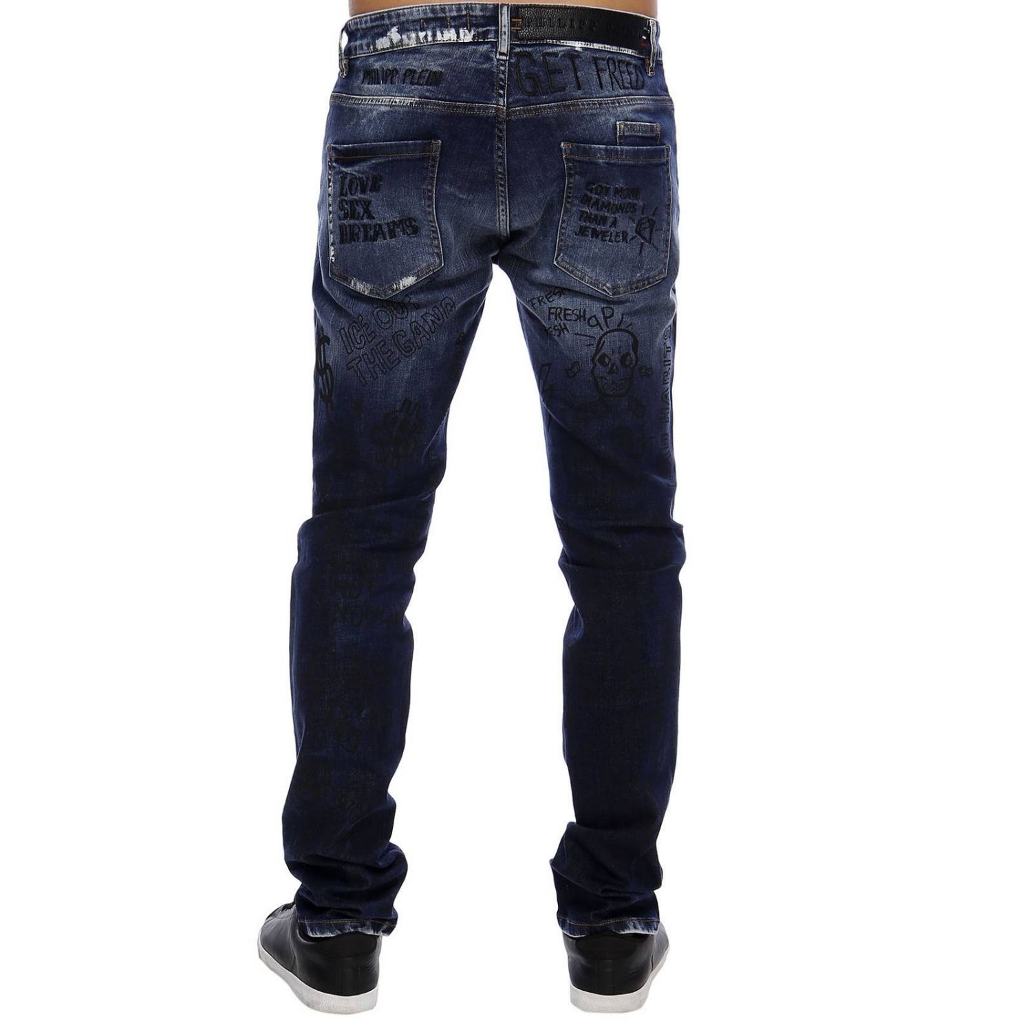Philipp Plein Outlet: Jeans men | Jeans Philipp Plein Men Denim | Jeans ...