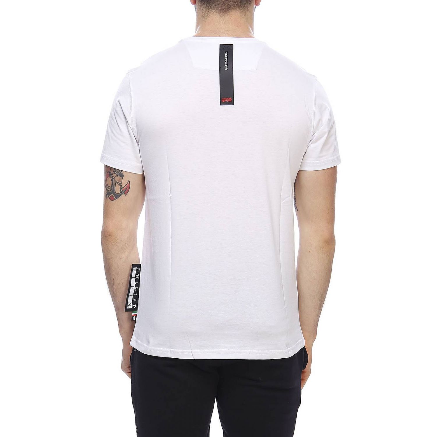 Philipp Plein Outlet: T-shirt men - White | T-Shirt Philipp Plein ...
