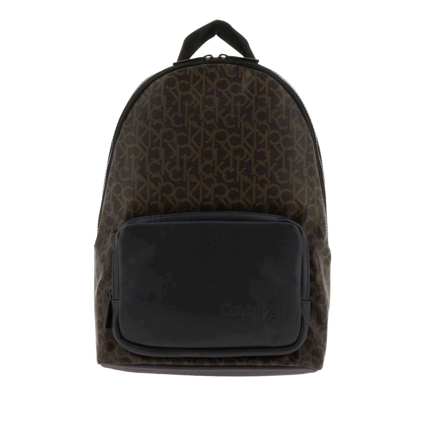 Calvin Klein Outlet Bags men Backpack Calvin Klein Men Brown