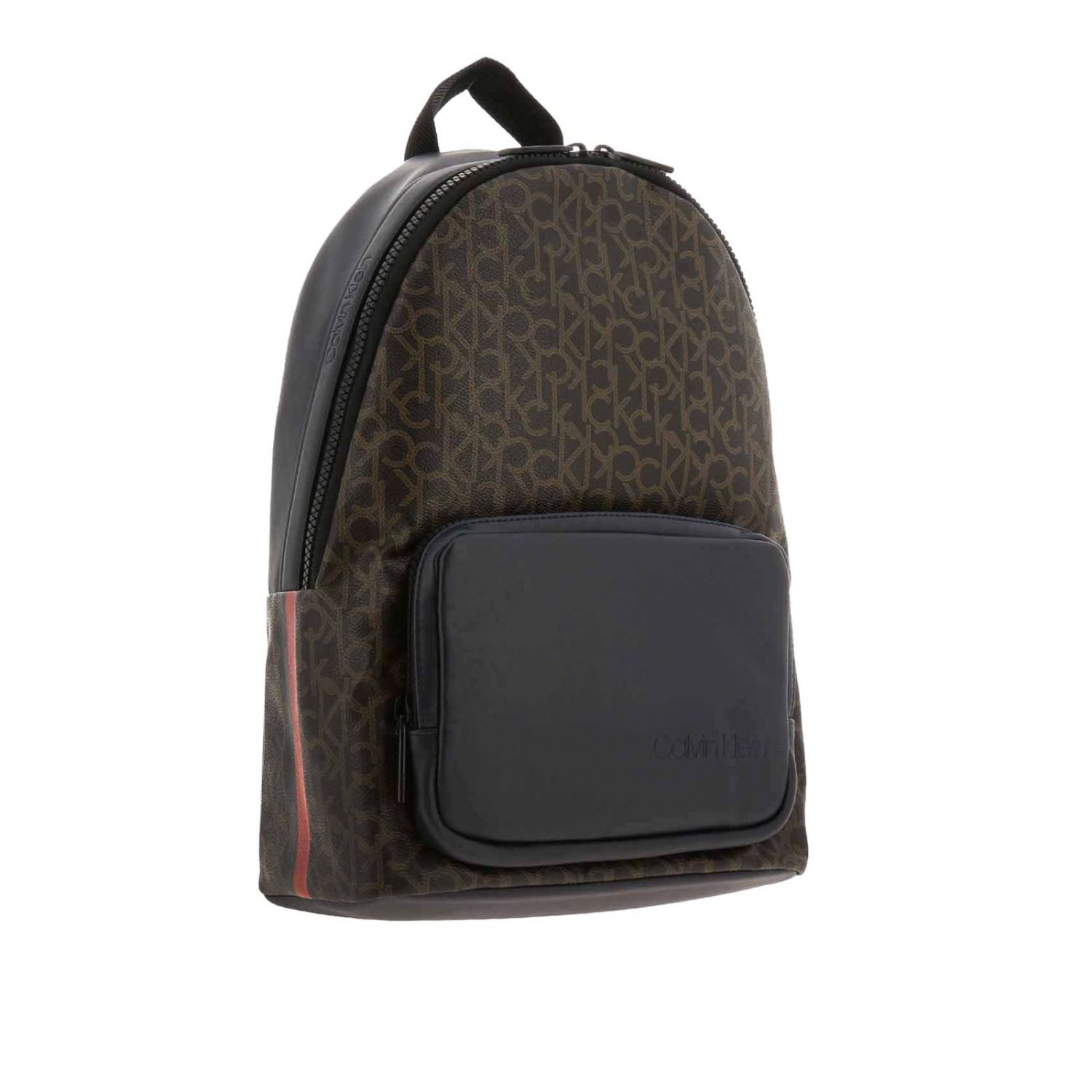 Calvin Klein Outlet Bags men Backpack Calvin Klein Men Brown
