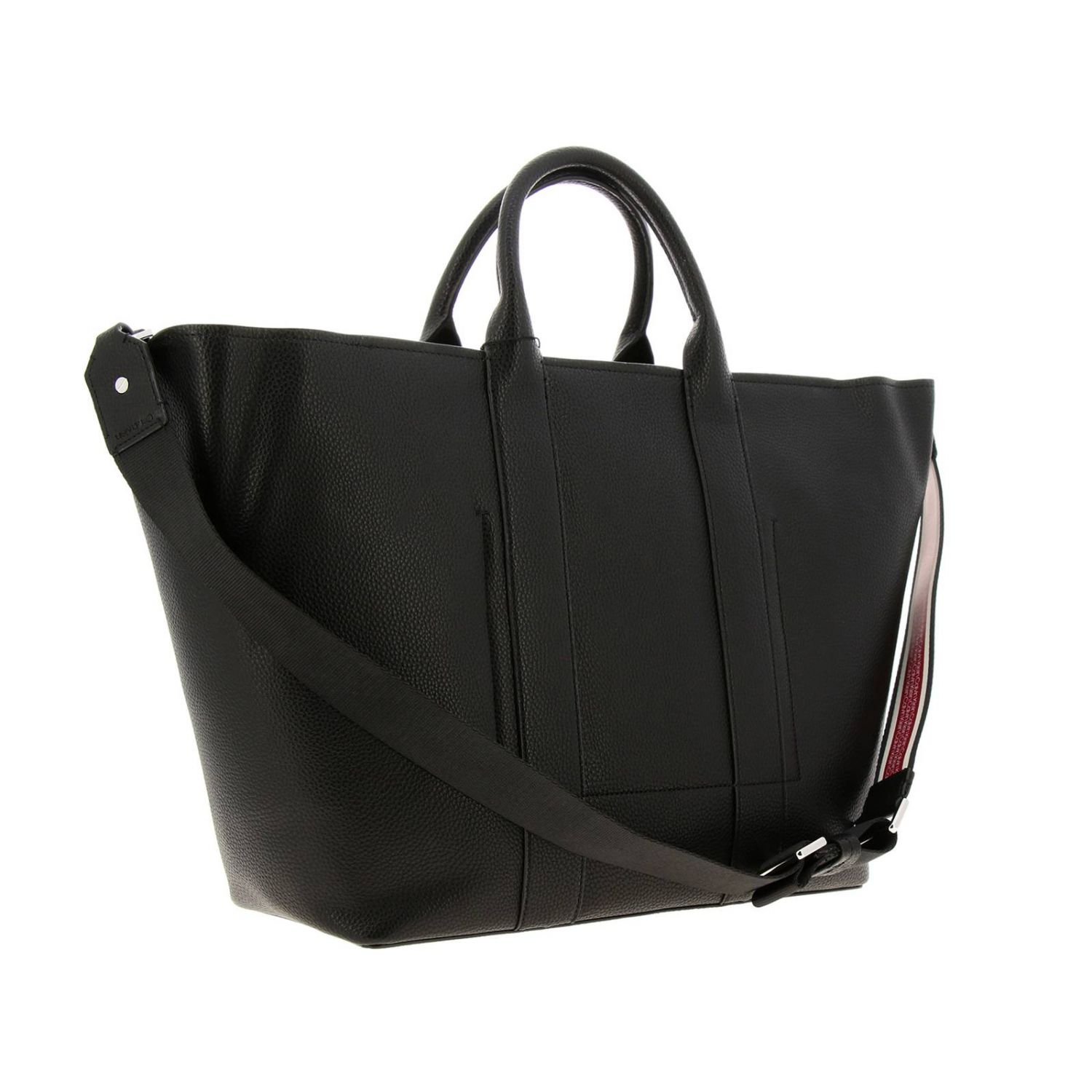 Calvin Klein Outlet Borsa Race in pelle sintetica con tracolla logata