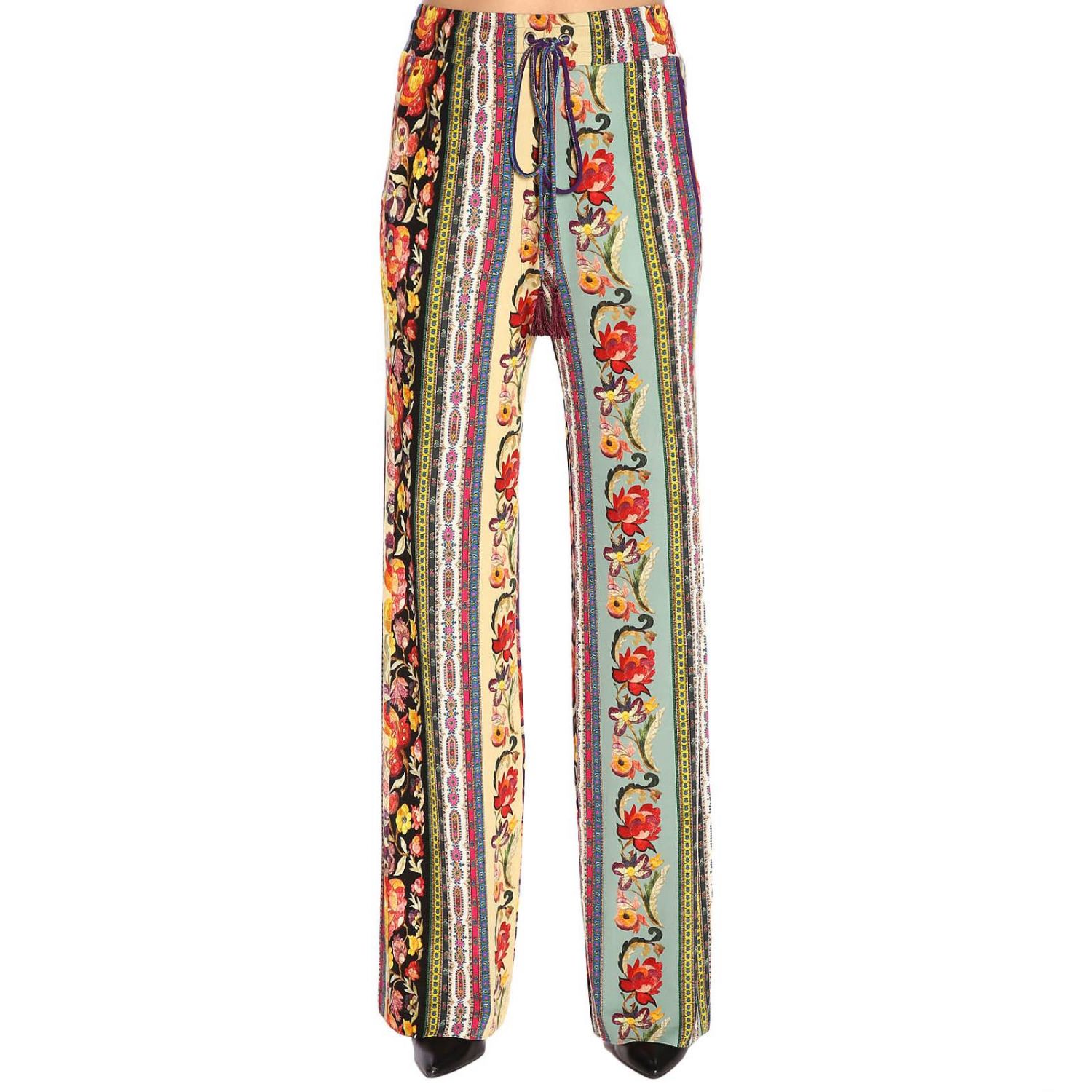 Etro Outlet: Pants women | Pants Etro Women Multicolor | Pants Etro ...