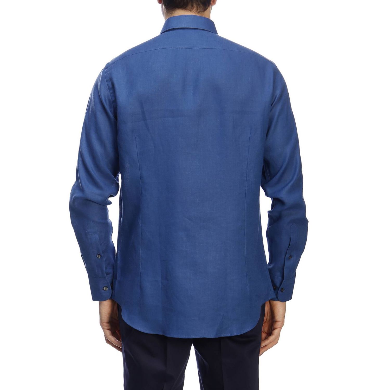 Etro Outlet: Shirt men - Blue | Shirt Etro 16365 6701 GIGLIO.COM