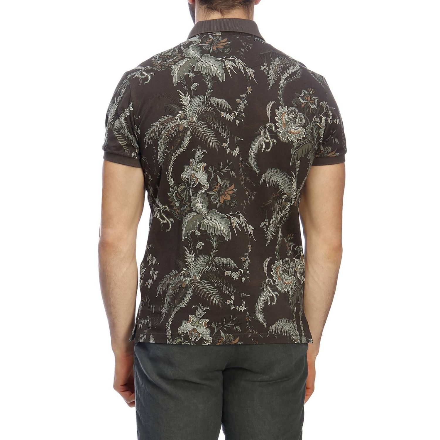 Etro Outlet: T-shirt men - Military | T-Shirt Etro 1Y800 4089 GIGLIO.COM