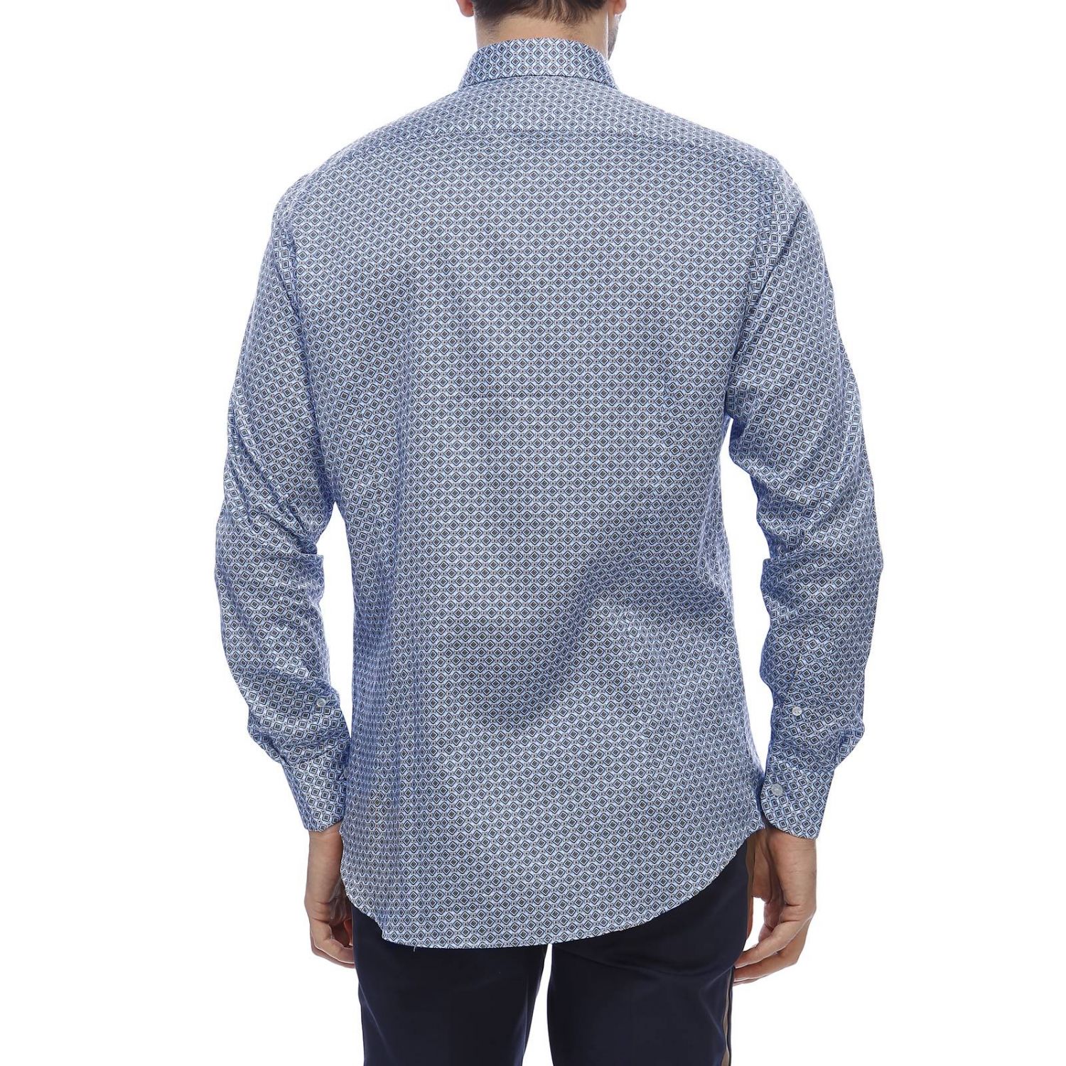Etro Outlet: Shirt men - Gnawed Blue | Shirt Etro 12908 4755 GIGLIO.COM