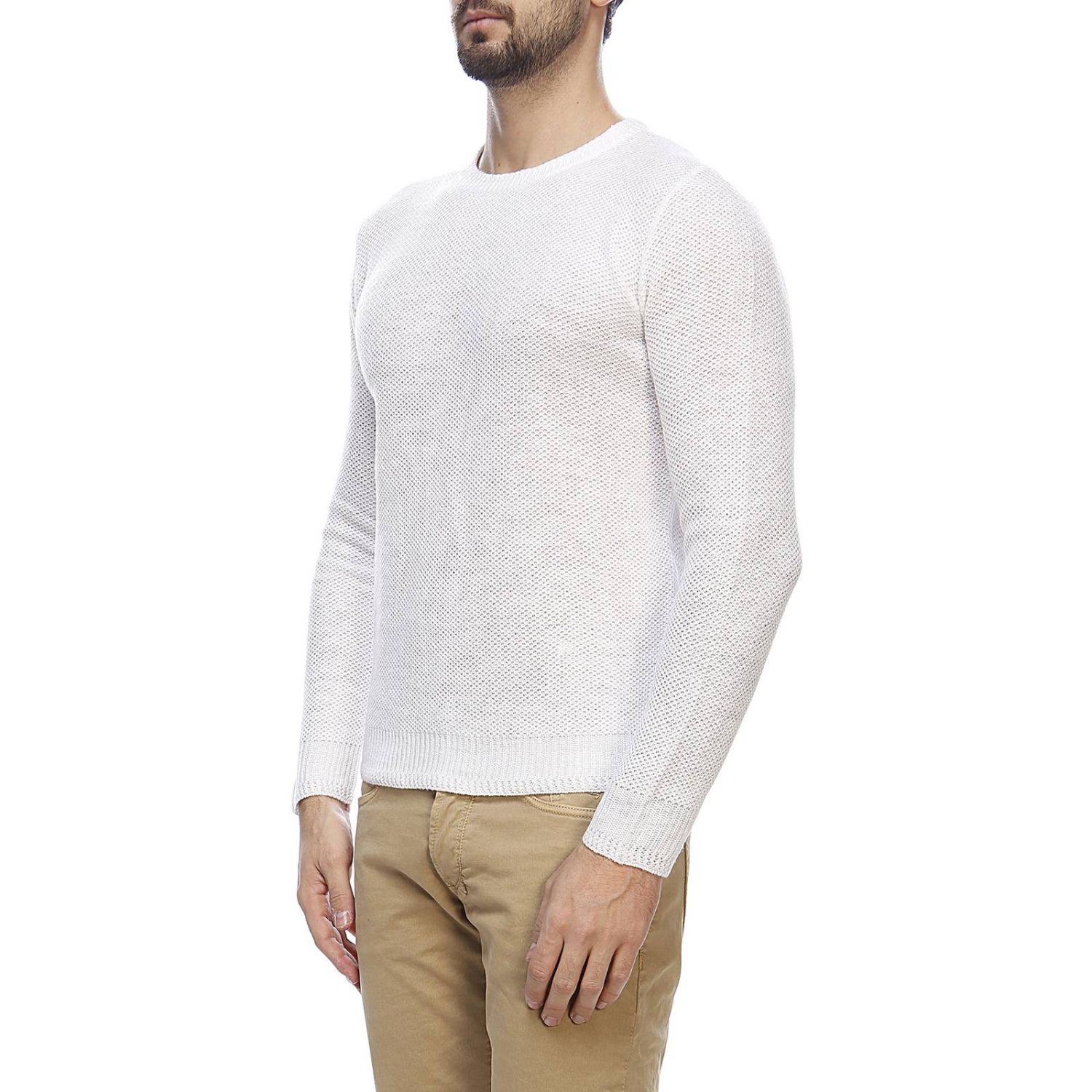 Isaia Outlet: Sweater men | Sweater Isaia Men White | Sweater Isaia ...