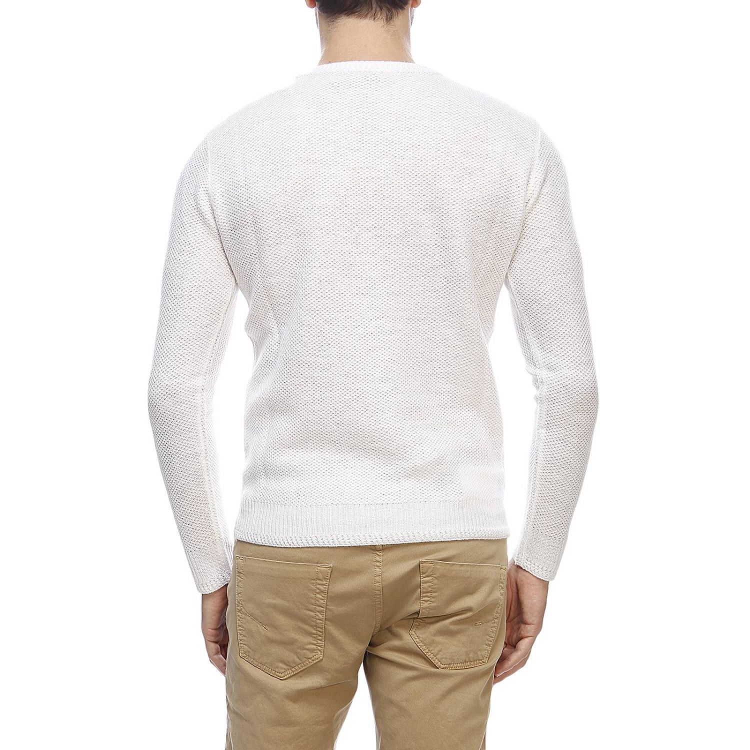 Isaia Outlet: sweater for man - White | Isaia sweater MG7650 Y0229 ...