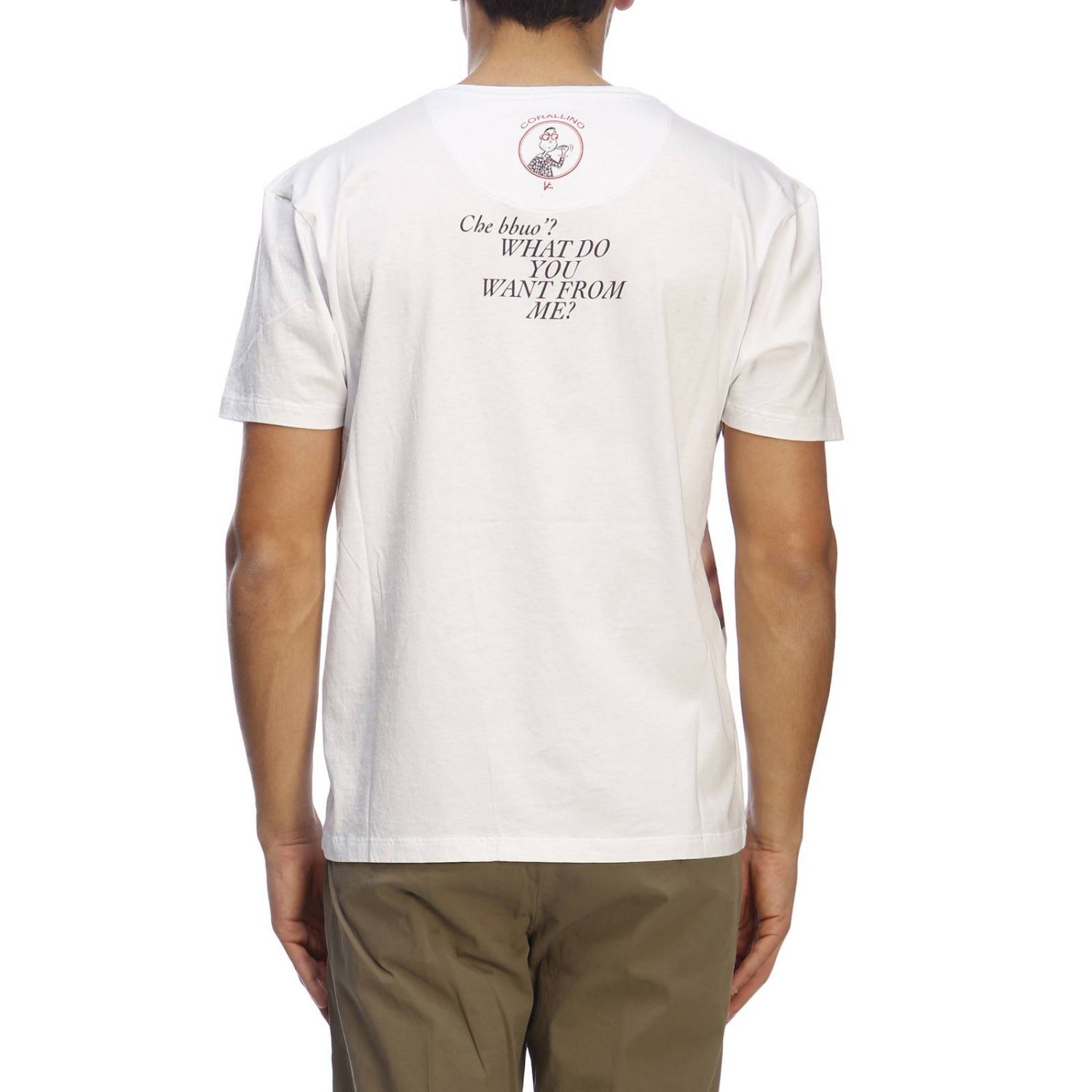 Isaia Outlet: t-shirts for man - White | Isaia t-shirts MCC005 JC002 ...