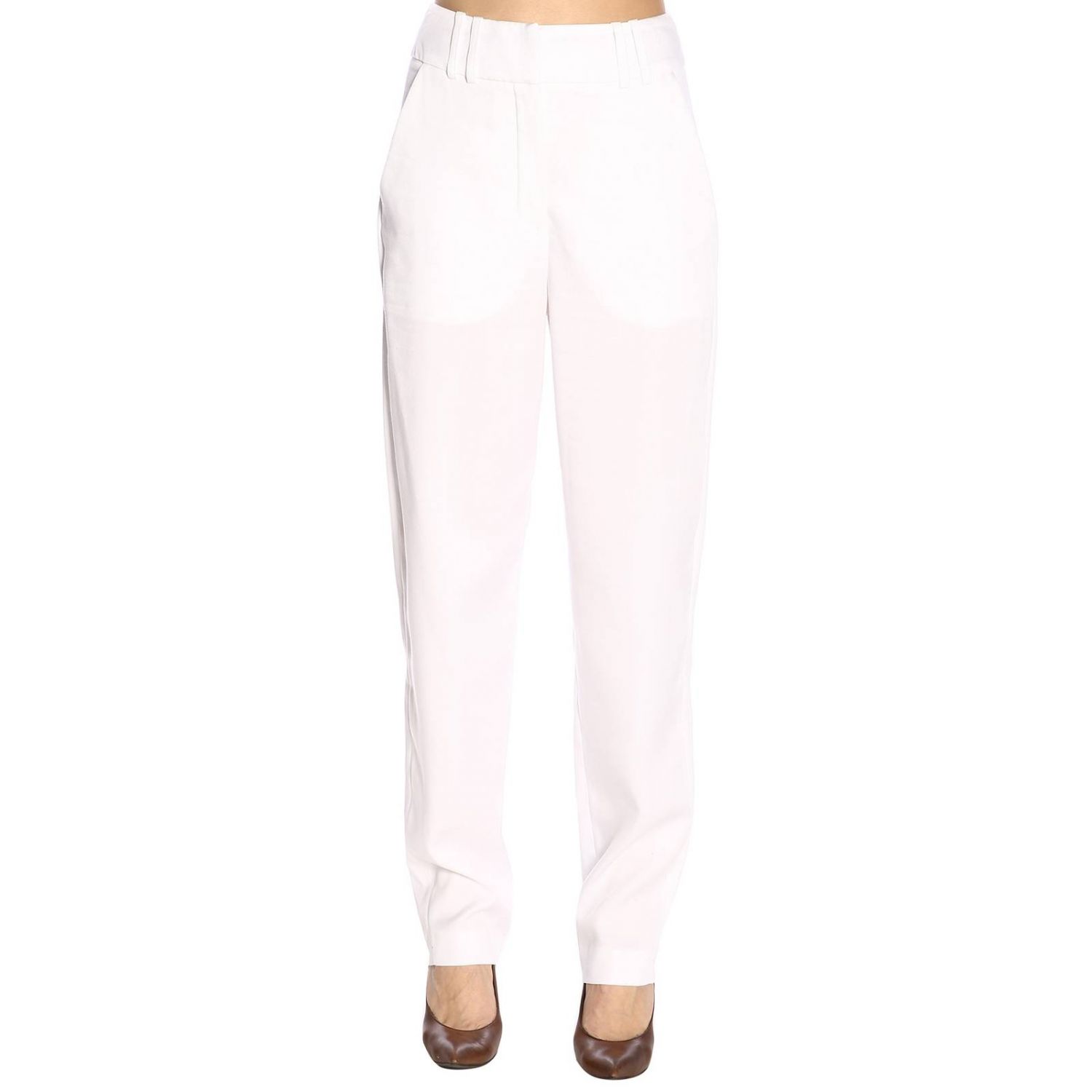 balmain white pants