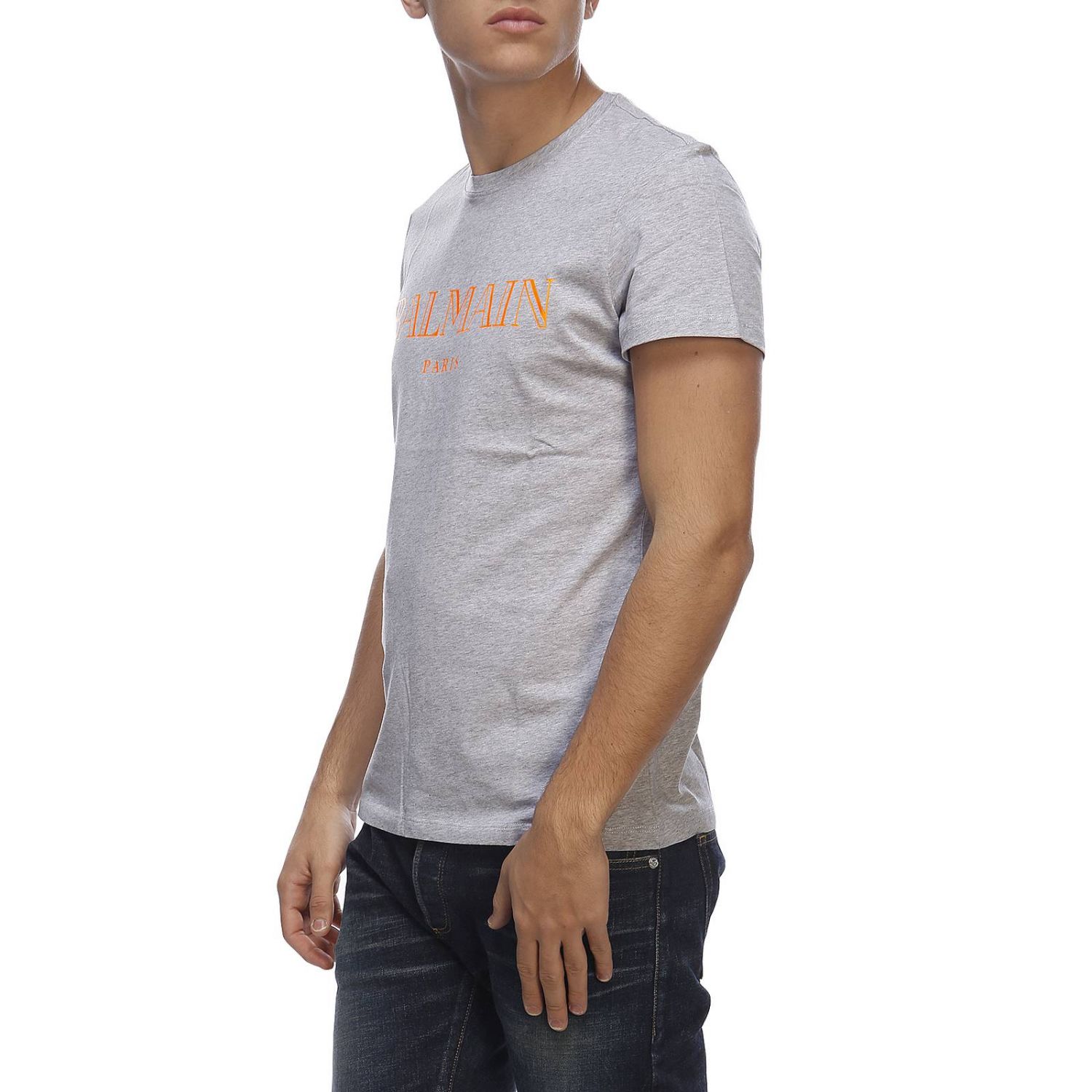 티셔츠 발망: 티셔츠 Balmain 남성 그레이 2