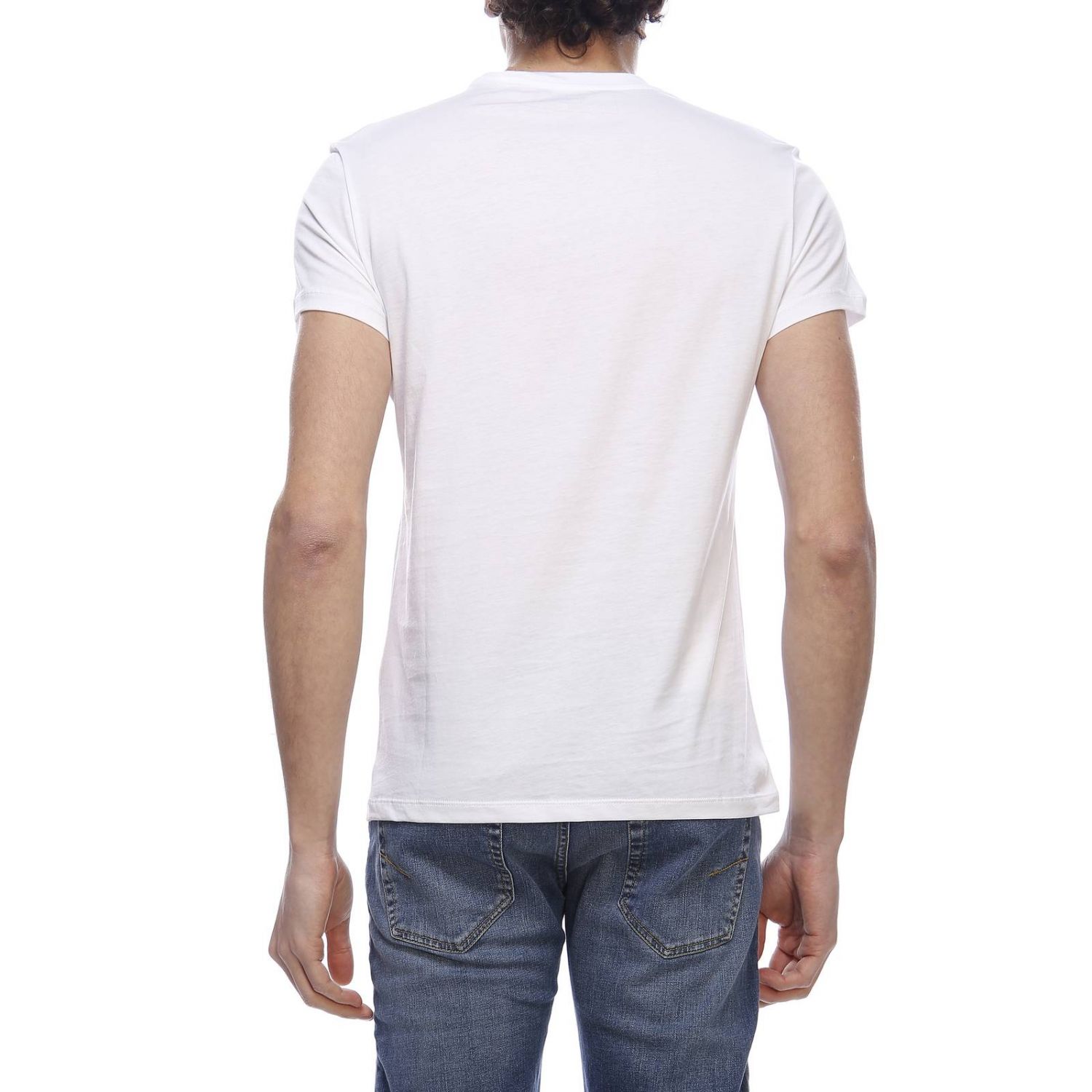 BALMAIN: t-shirt for man - White | Balmain t-shirt RH11601I058 online ...