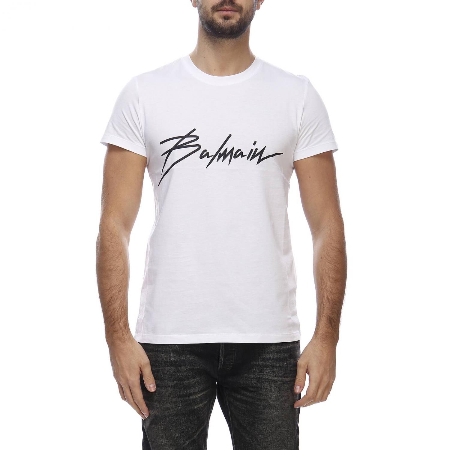 balmain signature t shirt