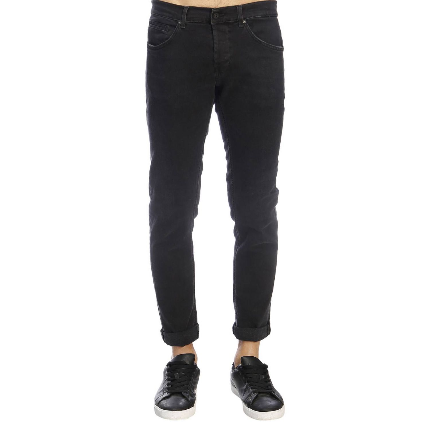 Dondup Outlet: Jeans men - Black | Jeans Dondup UP232 DS0236U GIGLIO.COM