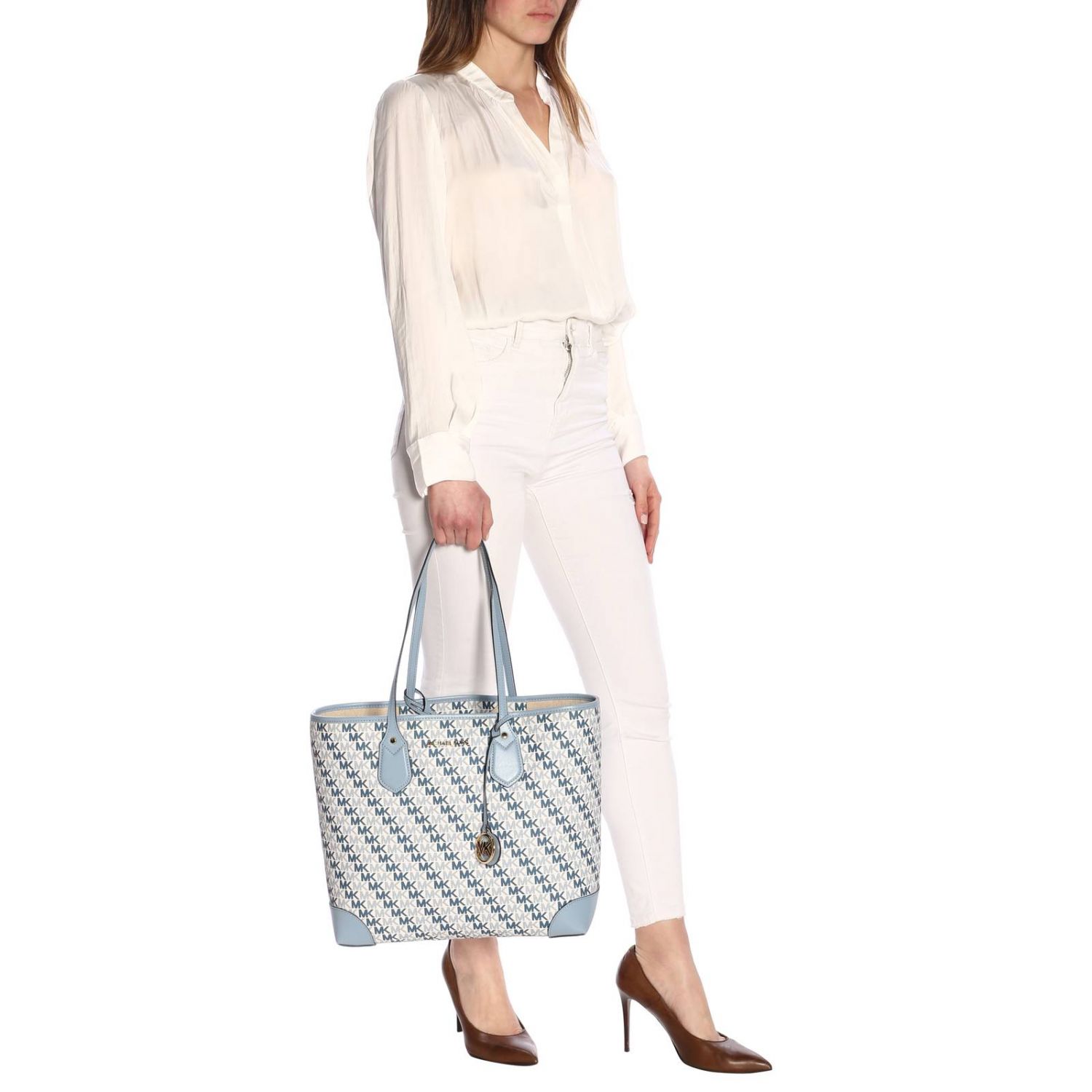 Michael Kors Eva Large Tote Ballet Multi | Borsa da shopping | fashionette