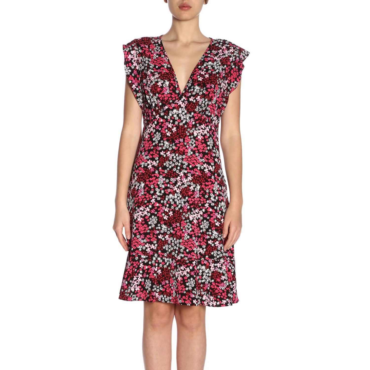 Michael Michael Kors Outlet: Abito a fantasia floreale - Fuxia | Abito  Michael Michael Kors MS98YR8AXB GIGLIO.COM