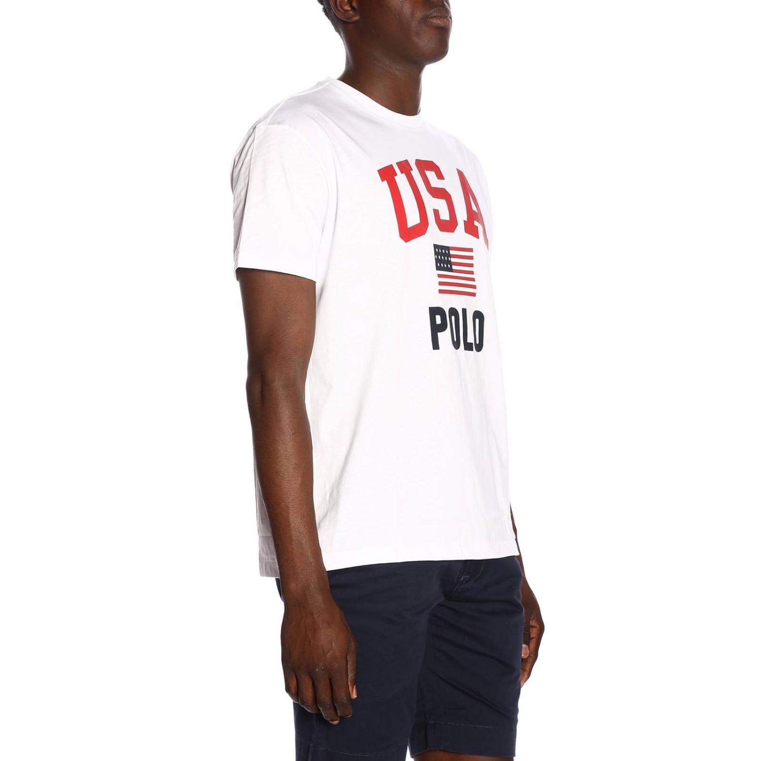 Polo Ralph Lauren Outlet Tshirt men White TShirt Polo Ralph