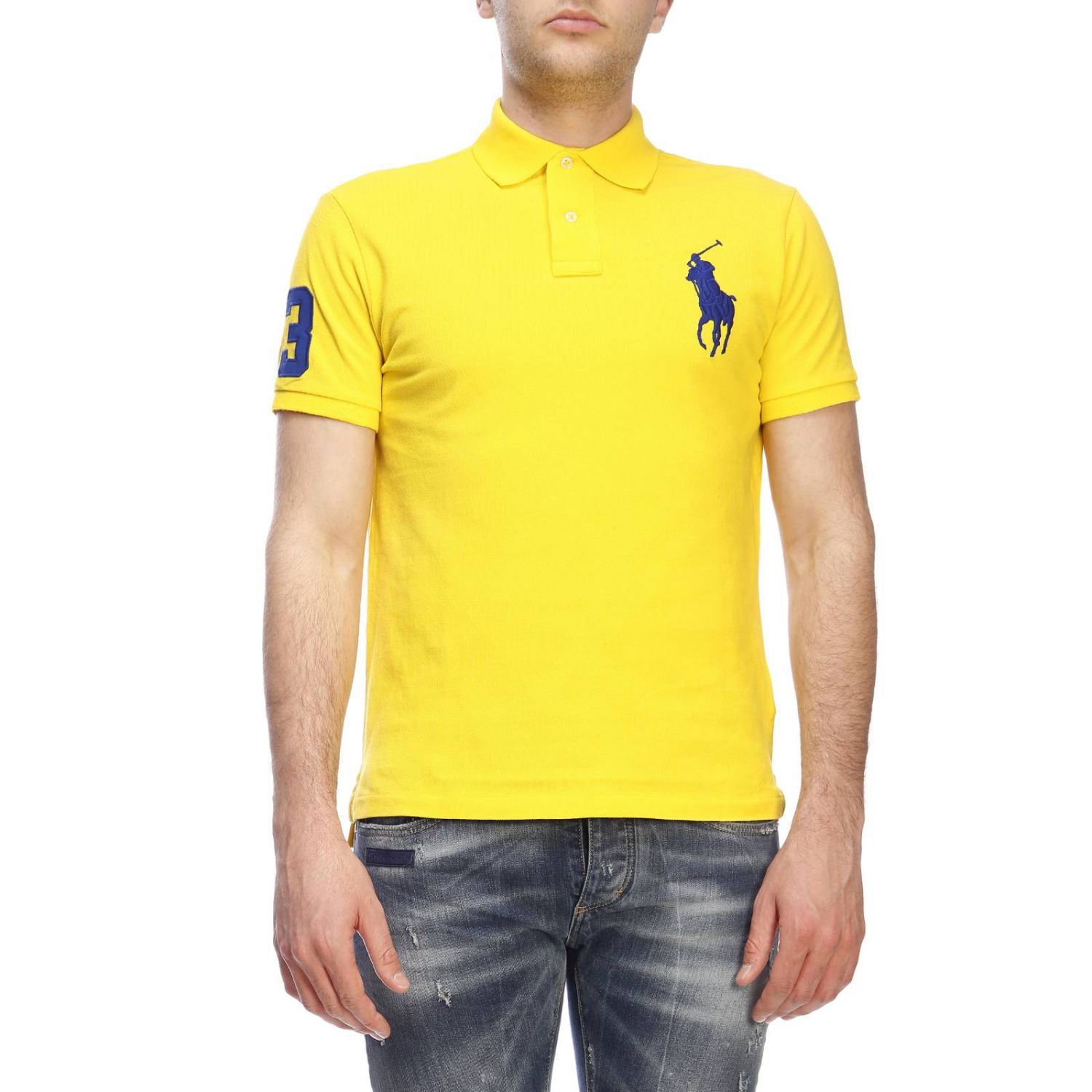 Polo Ralph Lauren Outlet: t-shirt for man - Yellow | Polo Ralph Lauren t- shirt 710692227 online on 