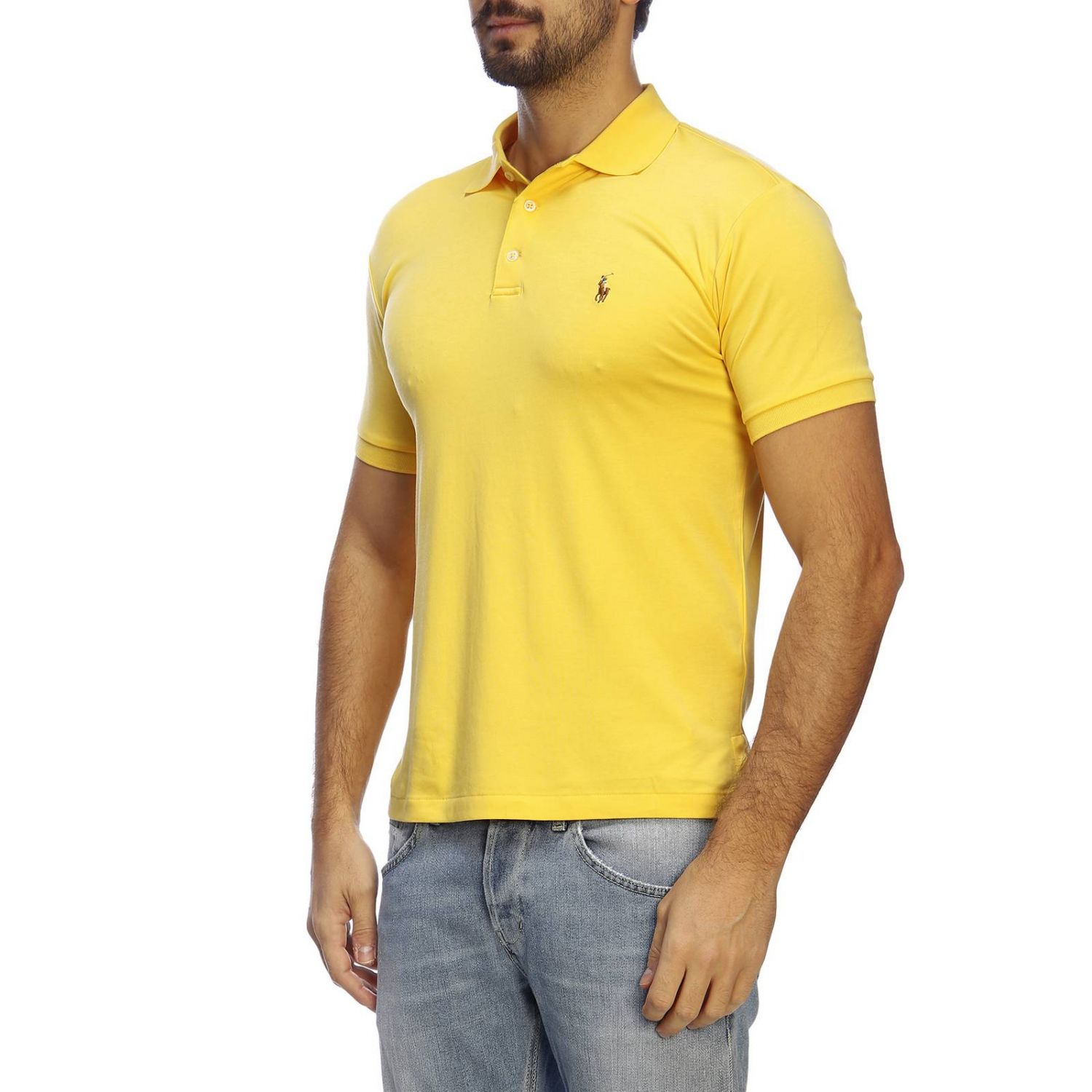 Polo Ralph Lauren Outlet: T-shirt men - Yellow | T-Shirt Polo Ralph ...