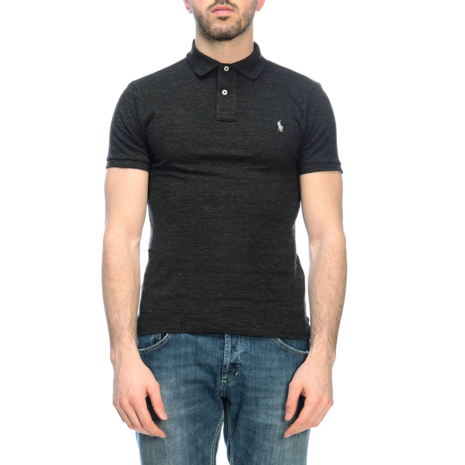 Polo Ralph Lauren Outlet: t-shirt for man - Black | Polo Ralph Lauren t ...