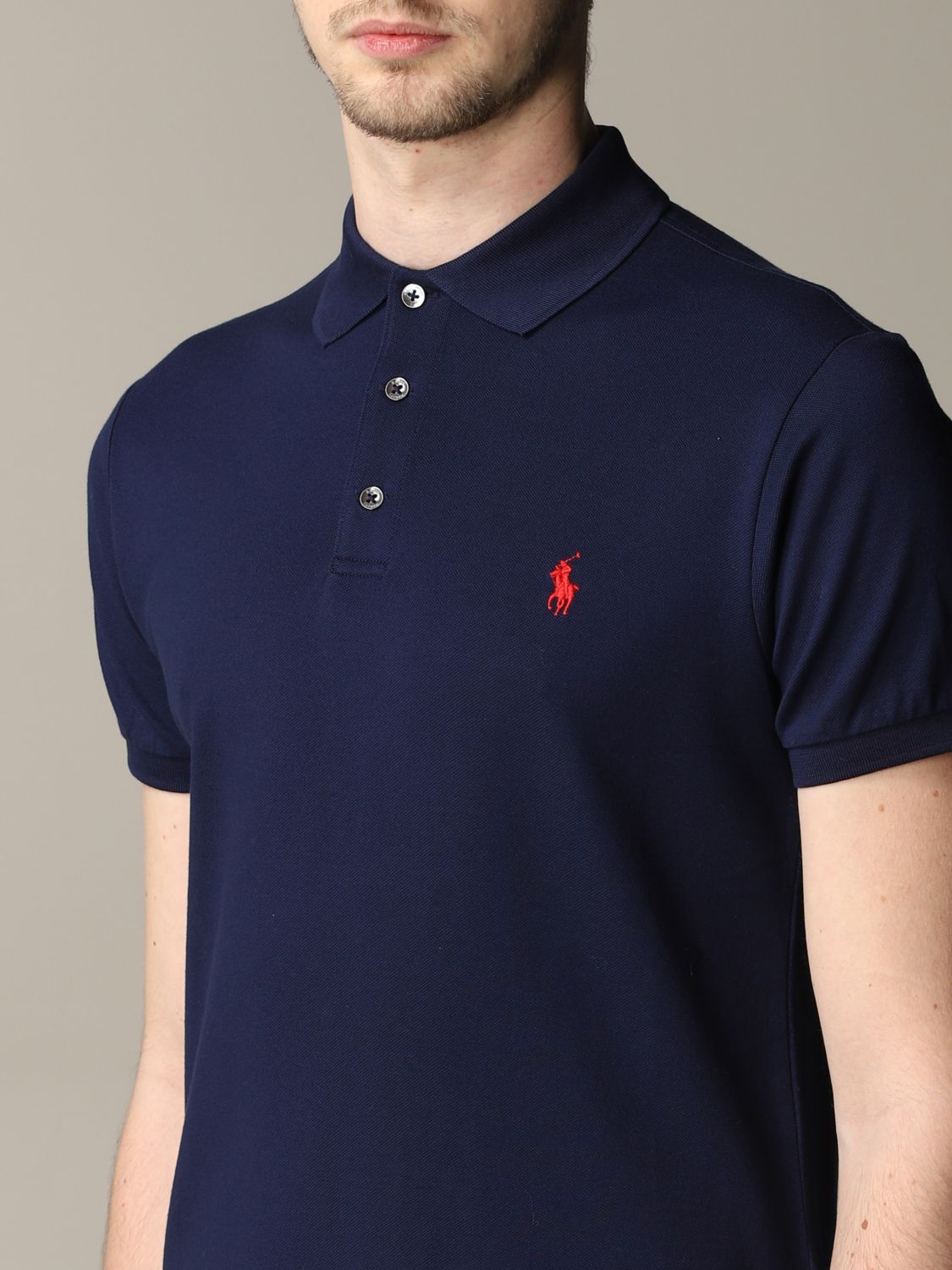 black and blue polo ralph lauren shirt