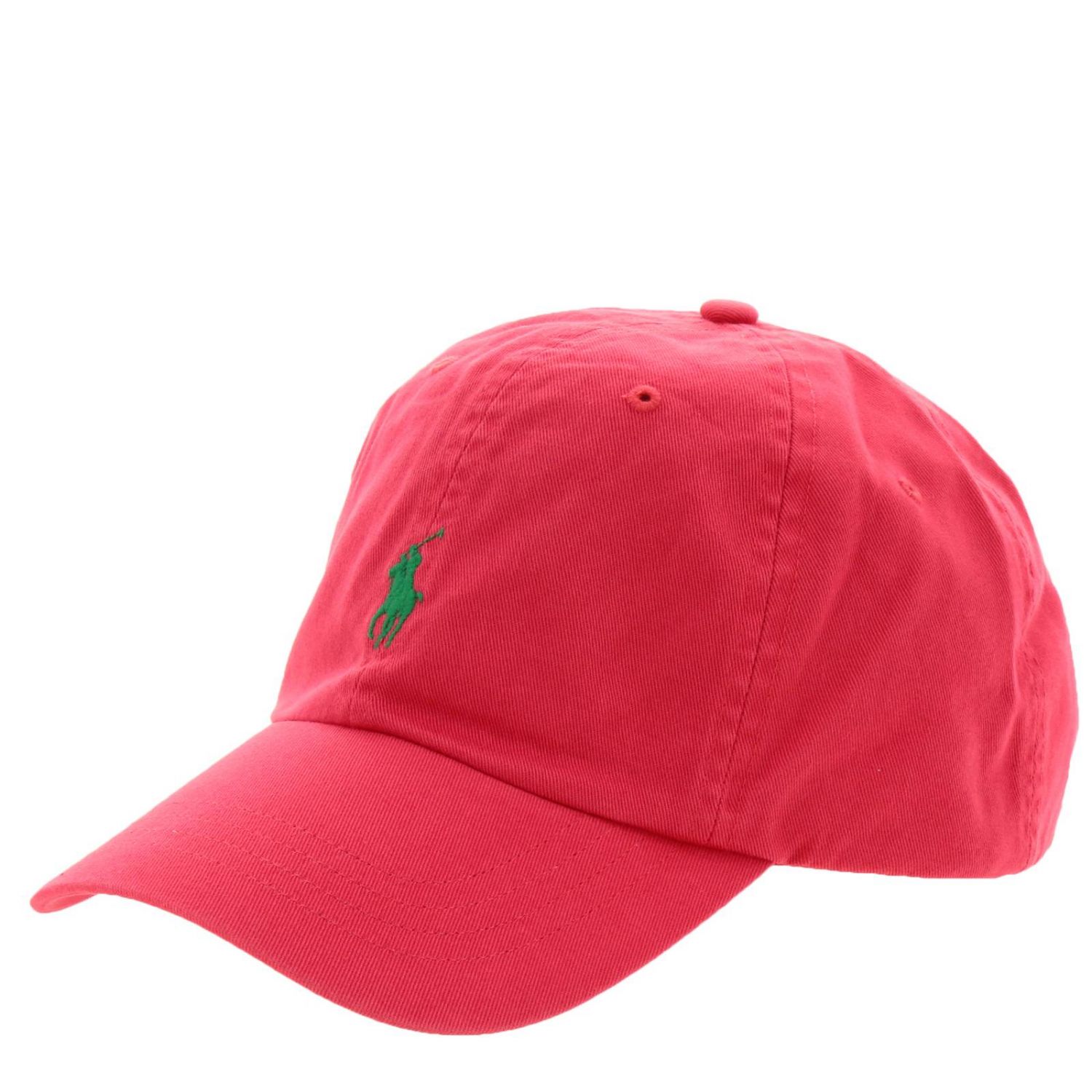 coral polo hat