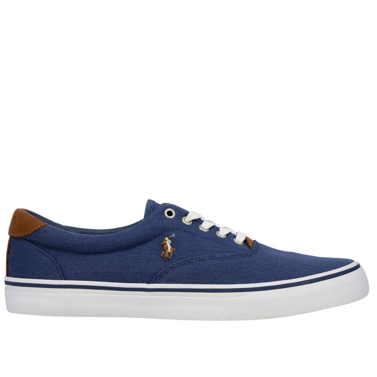 Polo Ralph Lauren Outlet Chaussures homme Bleu Baskets Polo Ralph Lauren 816747519
