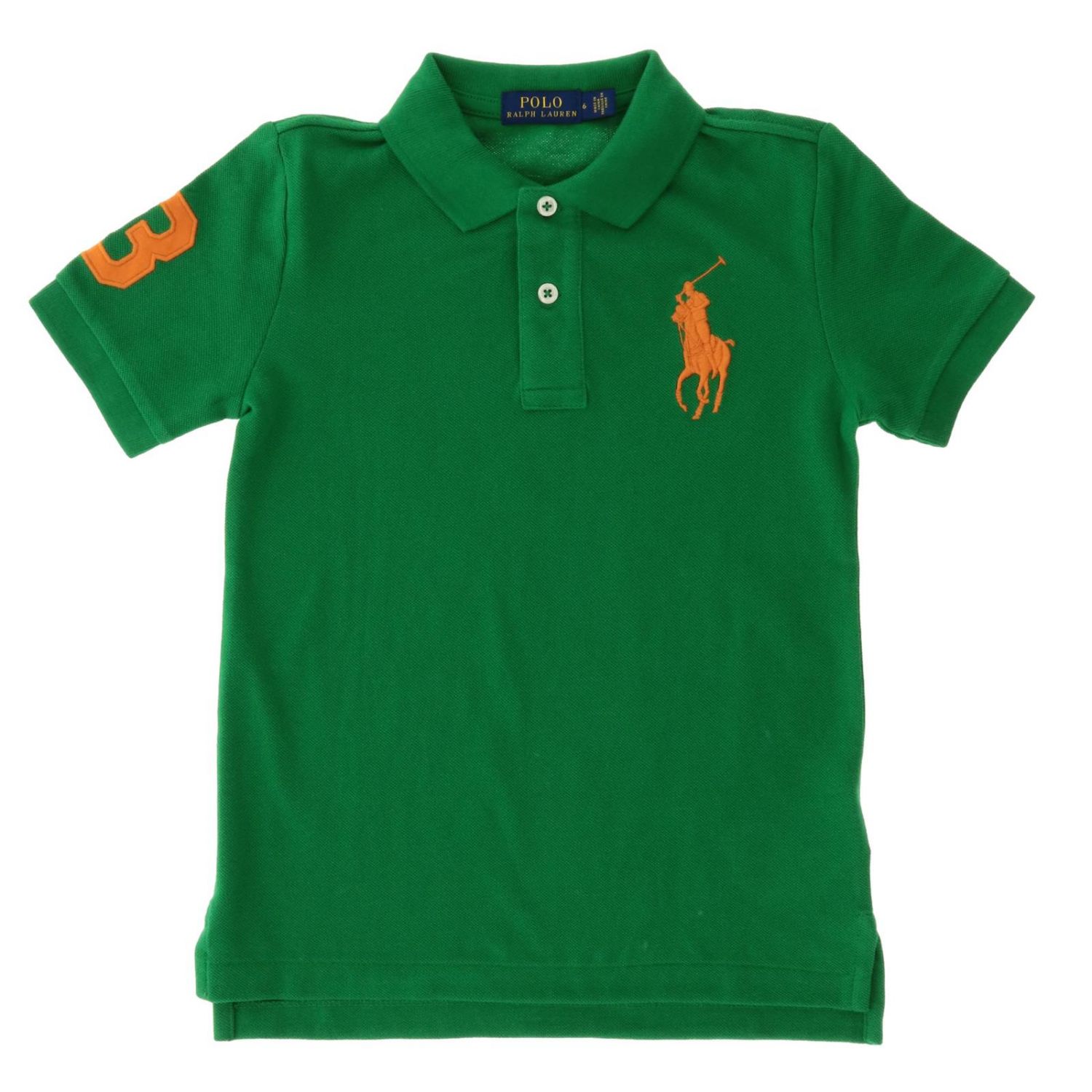Polo Ralph Lauren Kid Outlet: T-shirt kids - Green | T-Shirt Polo Ralph ...