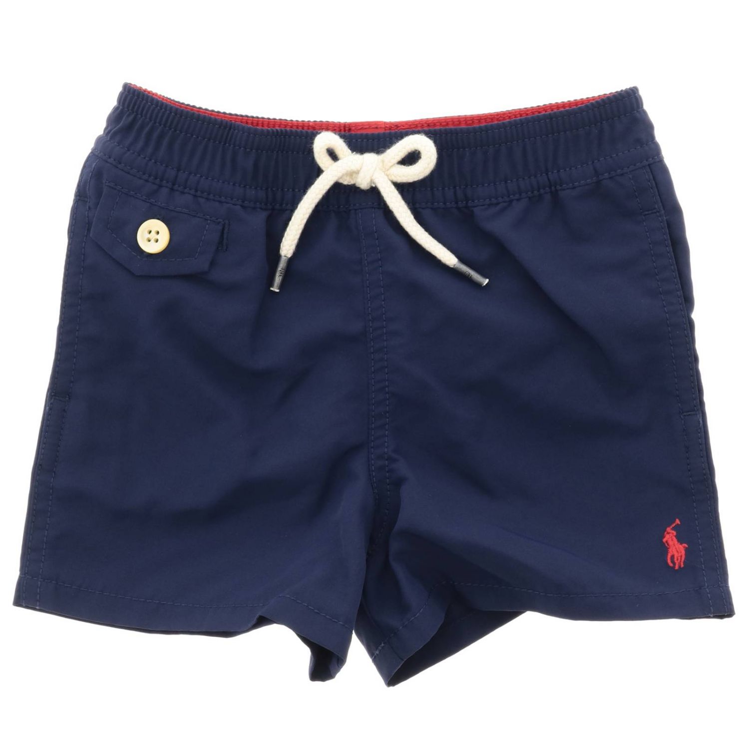 Polo Ralph Lauren Infant Outlet: Boxer mare in tessuto tecnico impermeabile  con logo - Blue | Costume Polo Ralph Lauren Infant 320737526 GIGLIO.COM