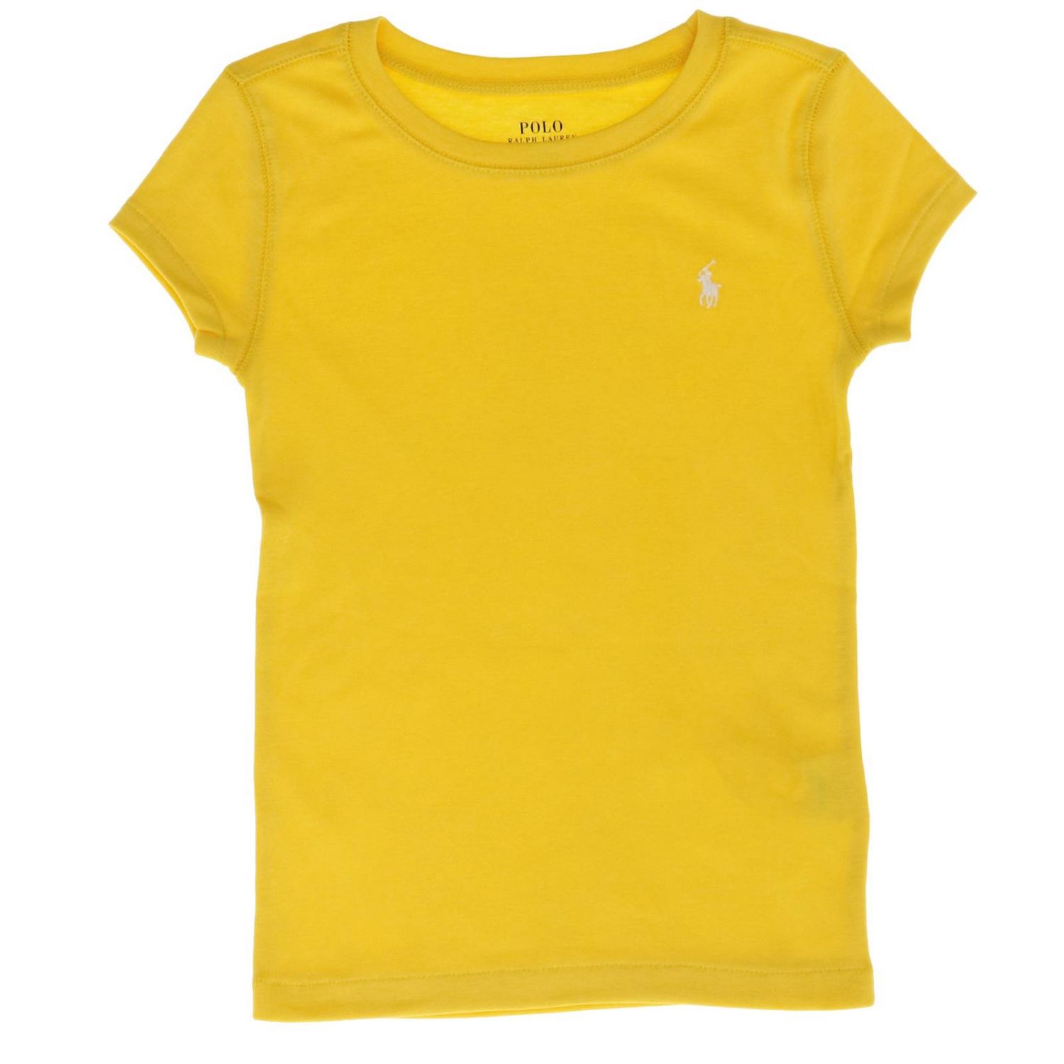 Polo a maniche corte con collo di rouches Giglio.com Bambina Abbigliamento Top e t-shirt T-shirt Polo 