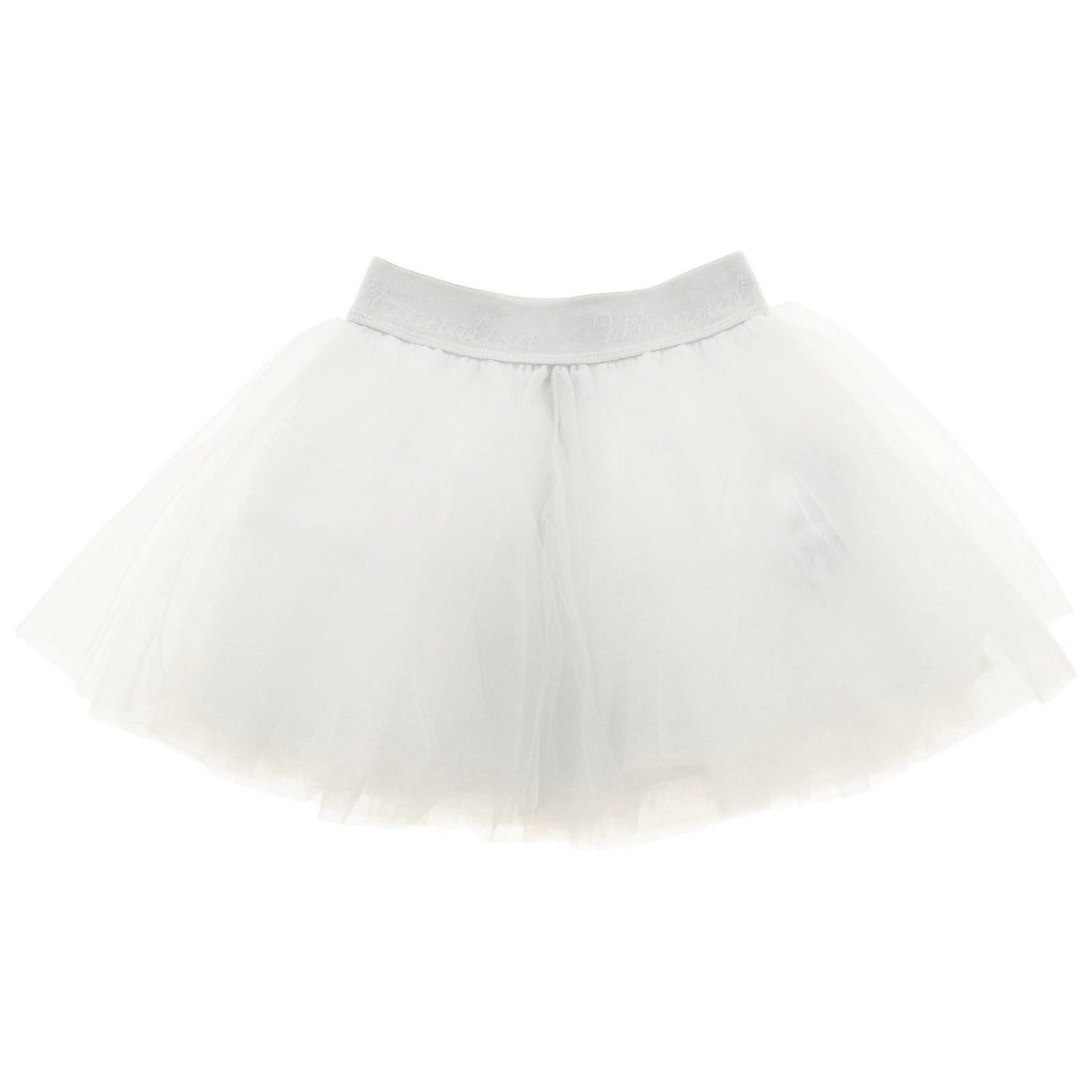 Skirt Monnalisa: Skirt kids Monnalisa white 1