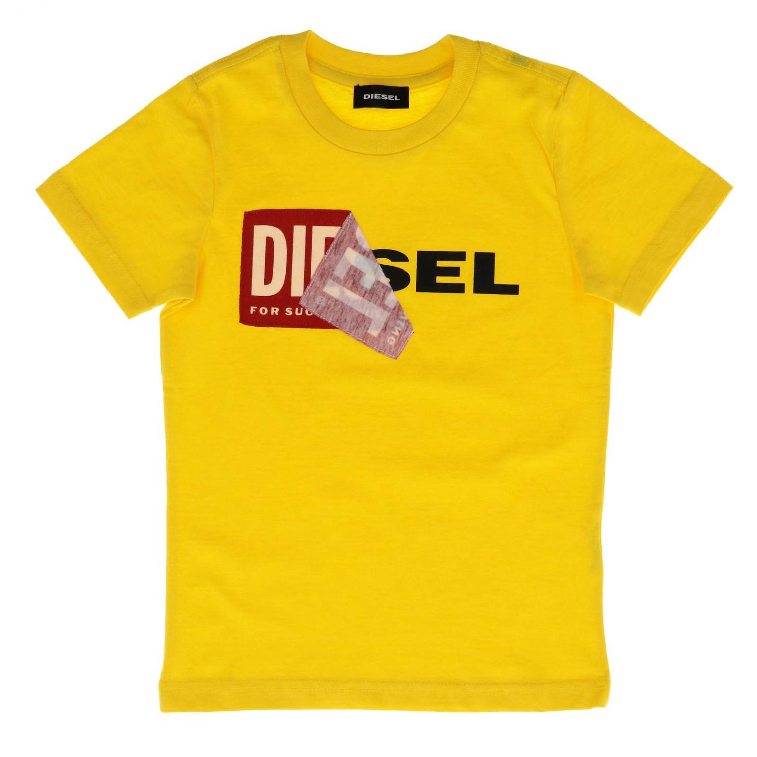 diesel peel logo t shirt