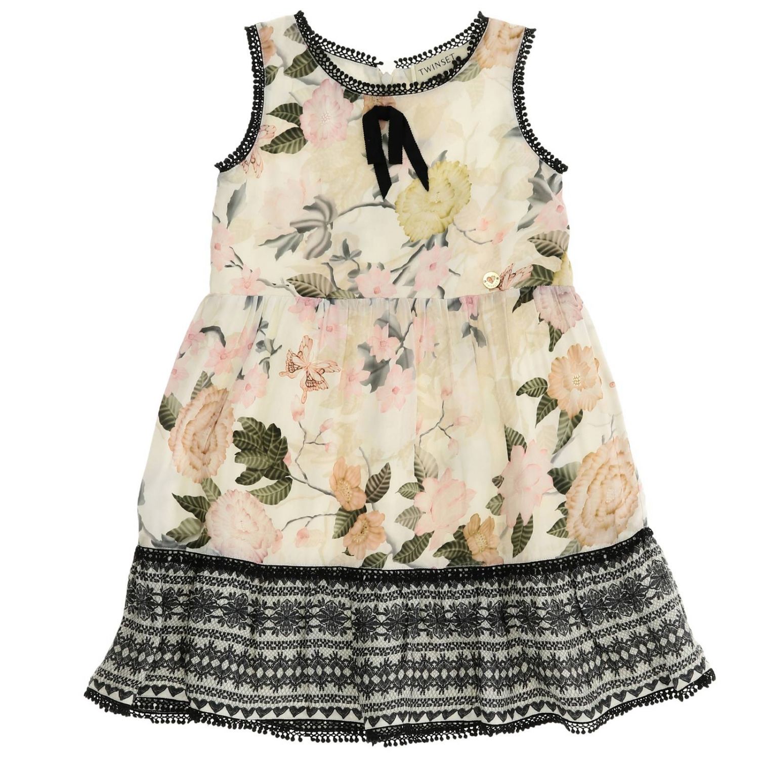 Twin Set Outlet Dress kids Dress Twin Set Kids Pink Dress Twin Set