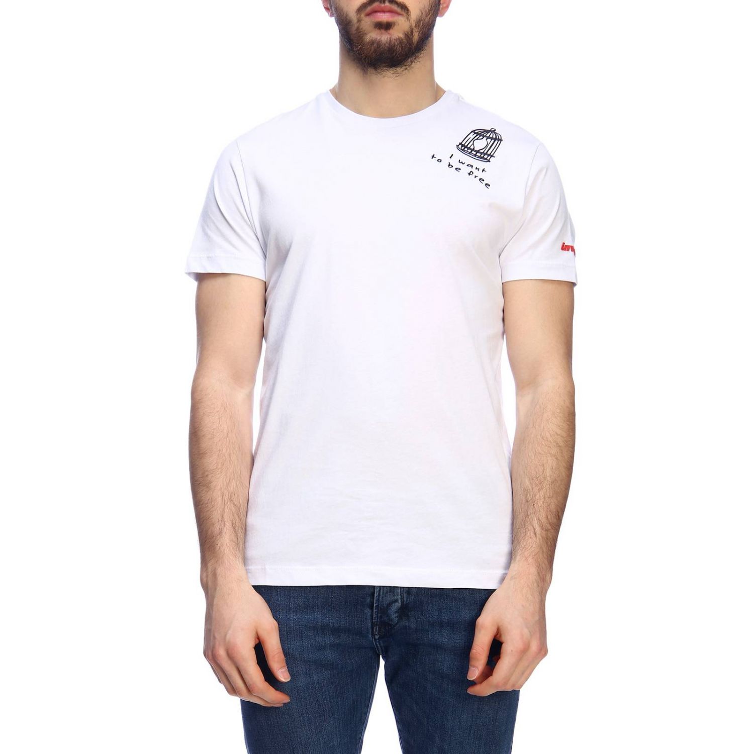 Invicta Outlet: t-shirt for men - White | Invicta t-shirt 4451159/U ...