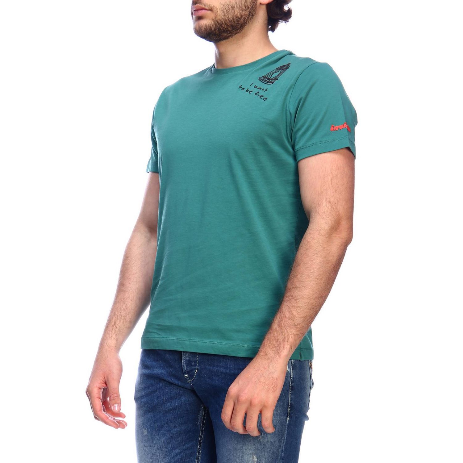 Invicta Outlet: T-shirt men - Green | T-Shirt Invicta 4451159/U GIGLIO.COM
