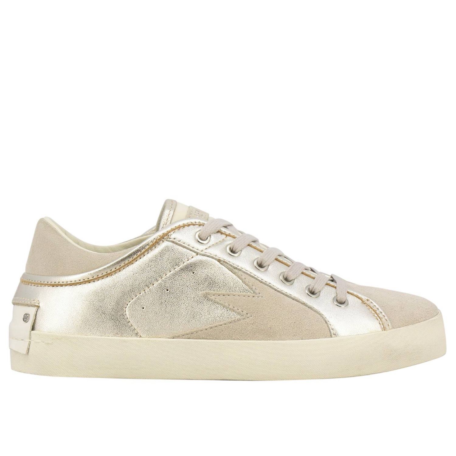 Crime London Outlet: sneakers for women - Silver | Crime London ...