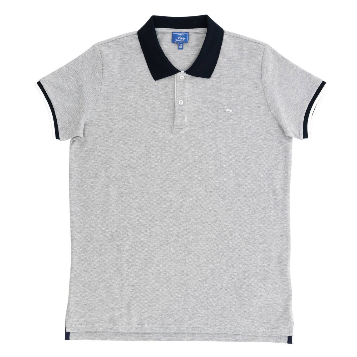 Giglio.com Abbigliamento Top e t-shirt T-shirt Polo Polo in cotone piqué con bordi a righe e logo 