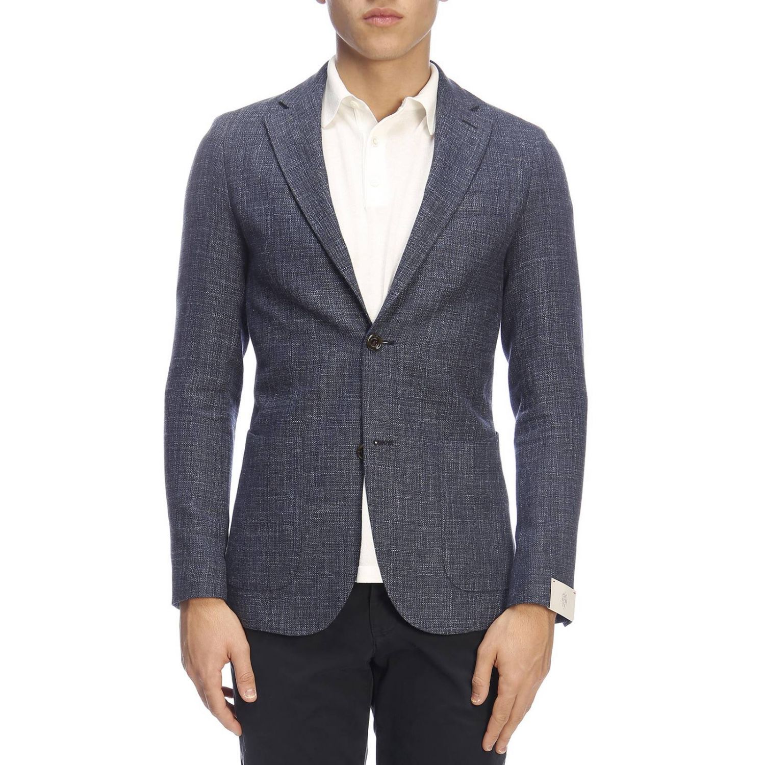 Eleventy Outlet: blazer for man - Blue | Eleventy blazer 979JA3184 ...