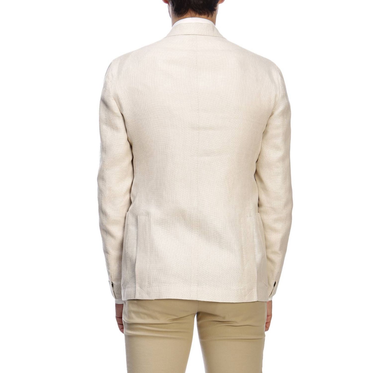 Eleventy Outlet: Blazer men - Ivory | Blazer Eleventy 979JA3123 ...