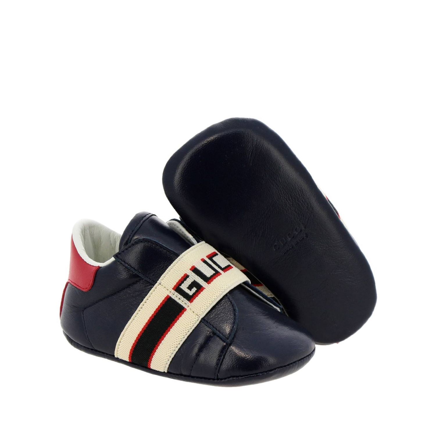 GUCCI shoes for baby Blue Gucci shoes 552921 BKPX0 online on