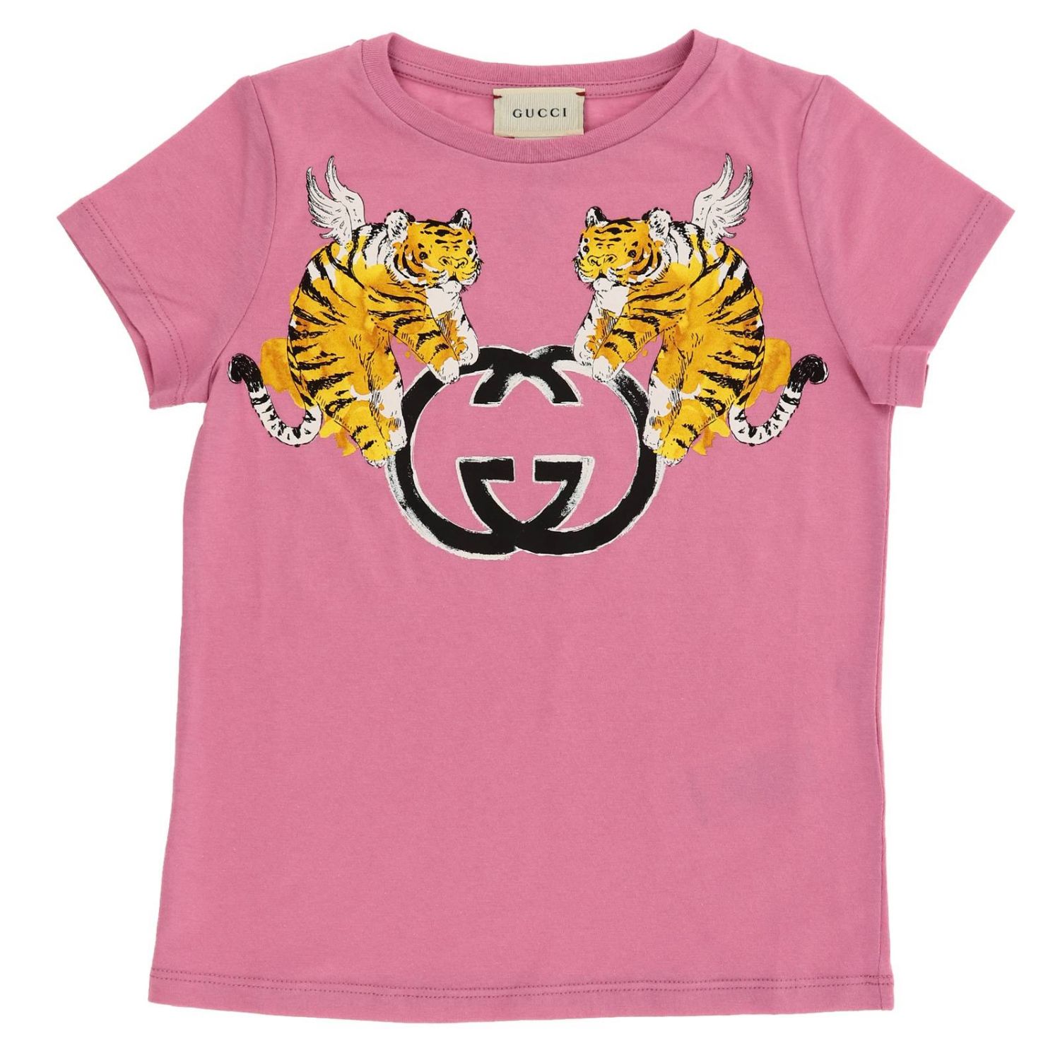 T-shirt kids Gucci | T-Shirt Gucci Kids Pink | T-Shirt Gucci 554879