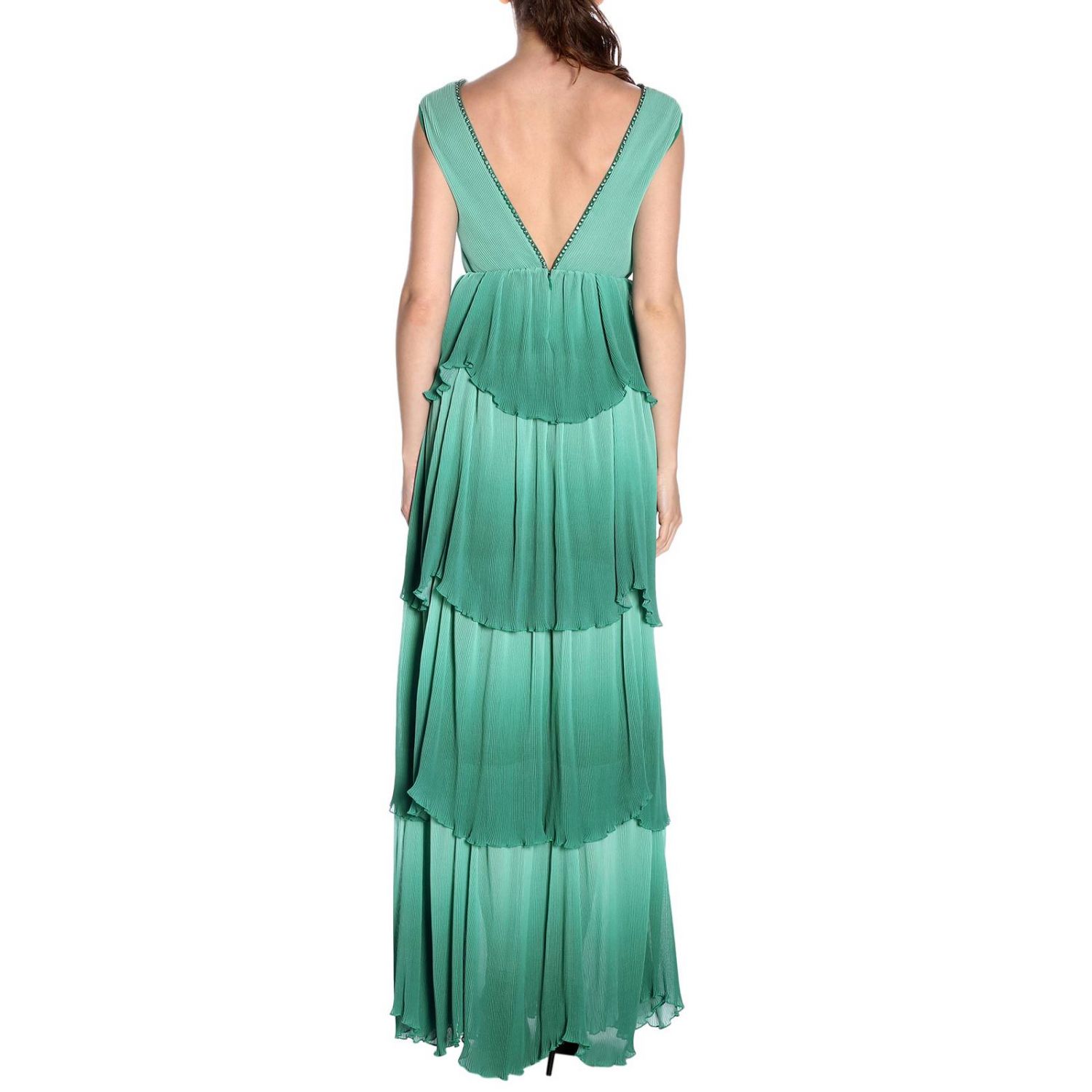 cavalli green dress