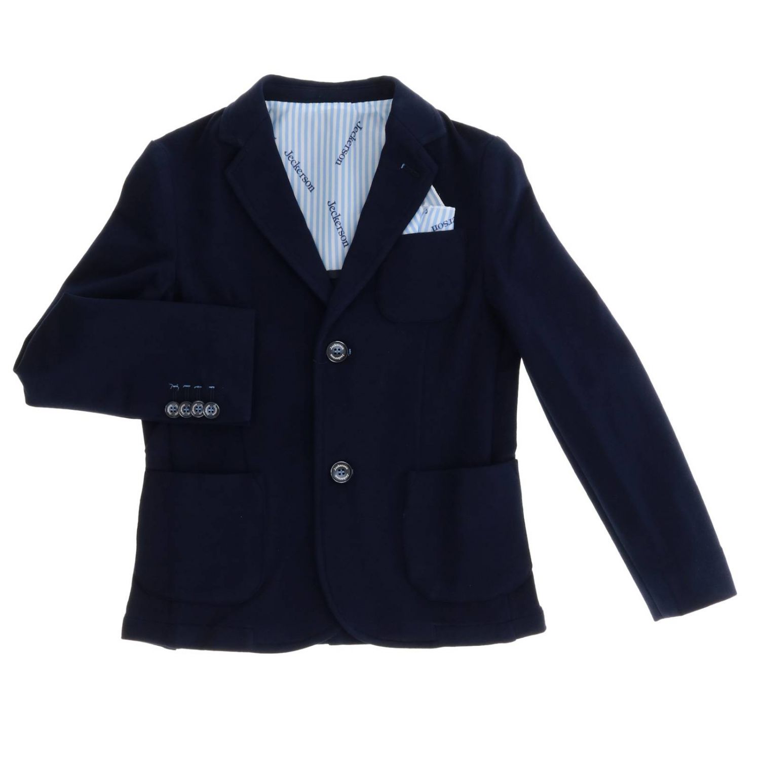 Jeckerson Outlet: Giacca J1024 a monopetto - Blue | Blazer Jeckerson J1024  GIGLIO.COM