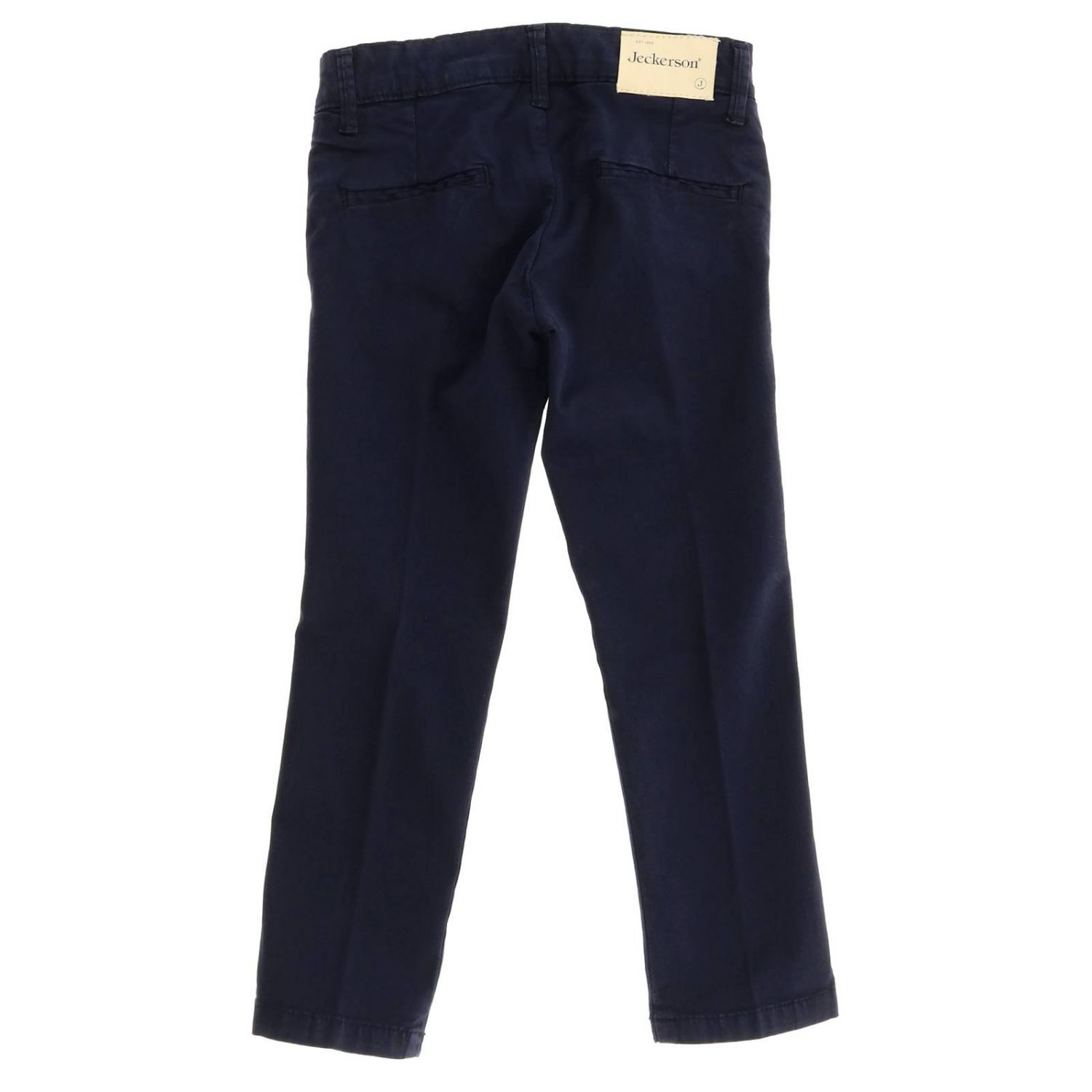 Pantalone Jeckerson: Pantalone JB1046 Jeckerson a 5 tasche in raso stretch blue 2