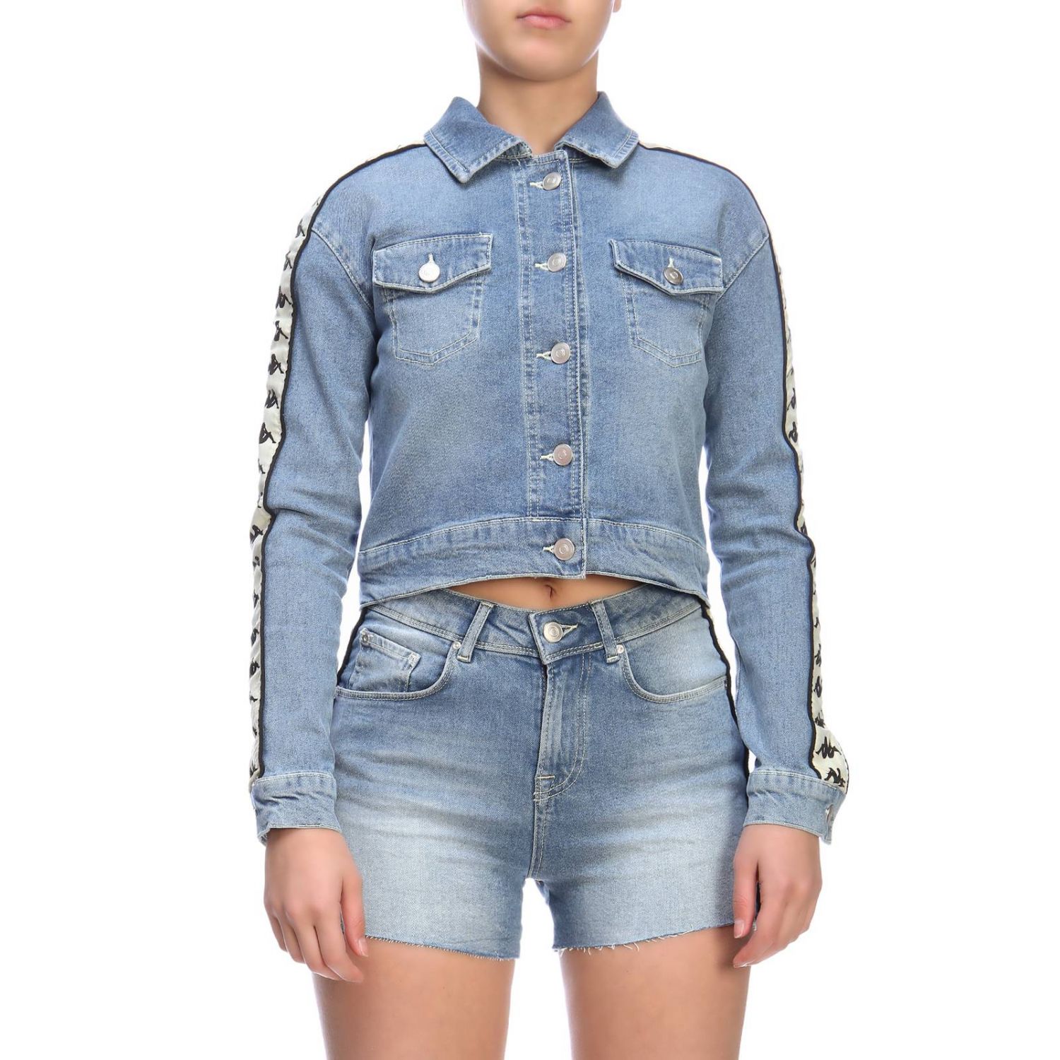 kappa jean jacket womens