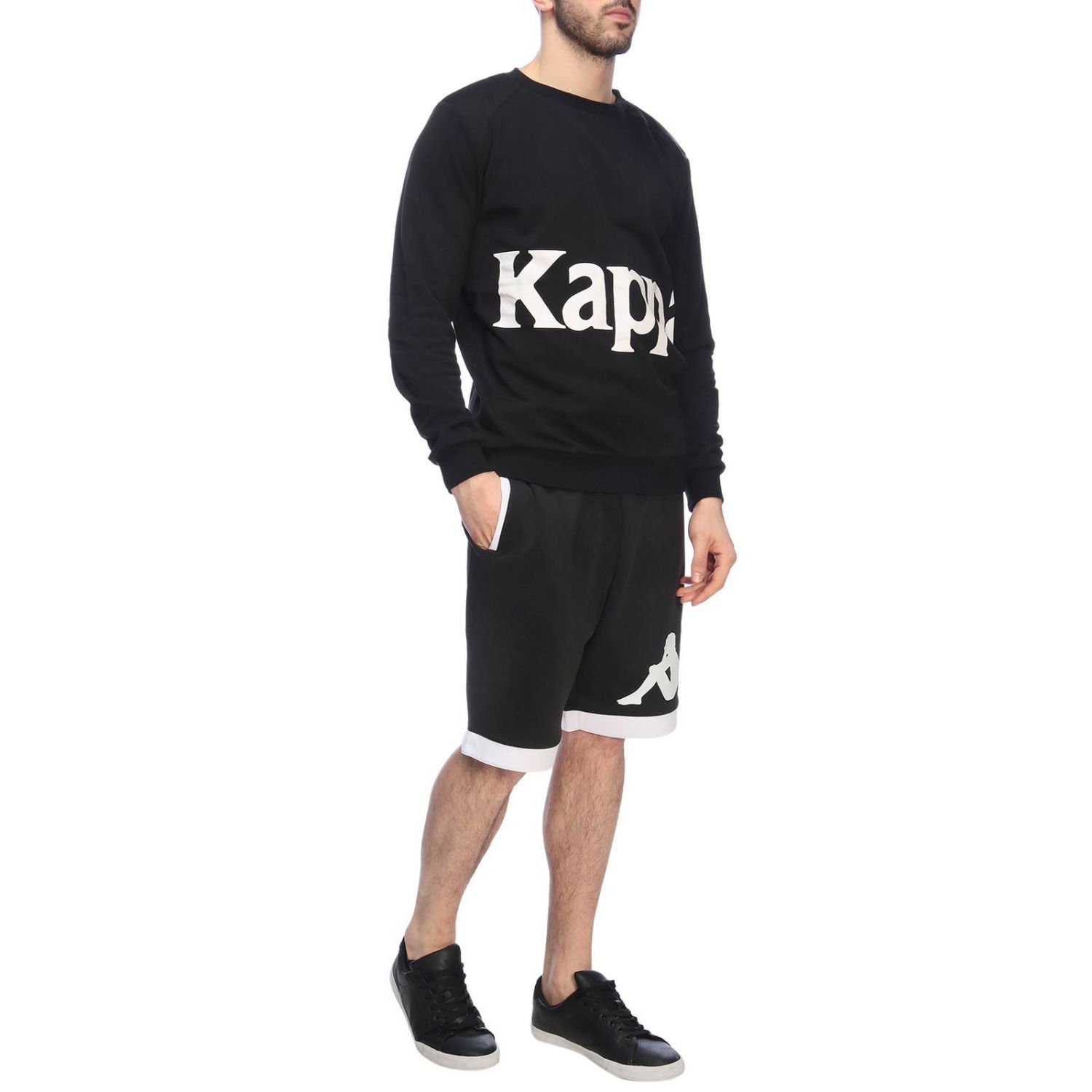 Kappa Outlet: Pants men - Black | Pants 