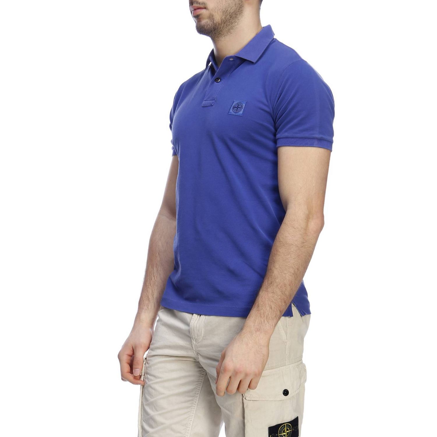 STONE ISLAND: T-shirt men - Periwinkle 