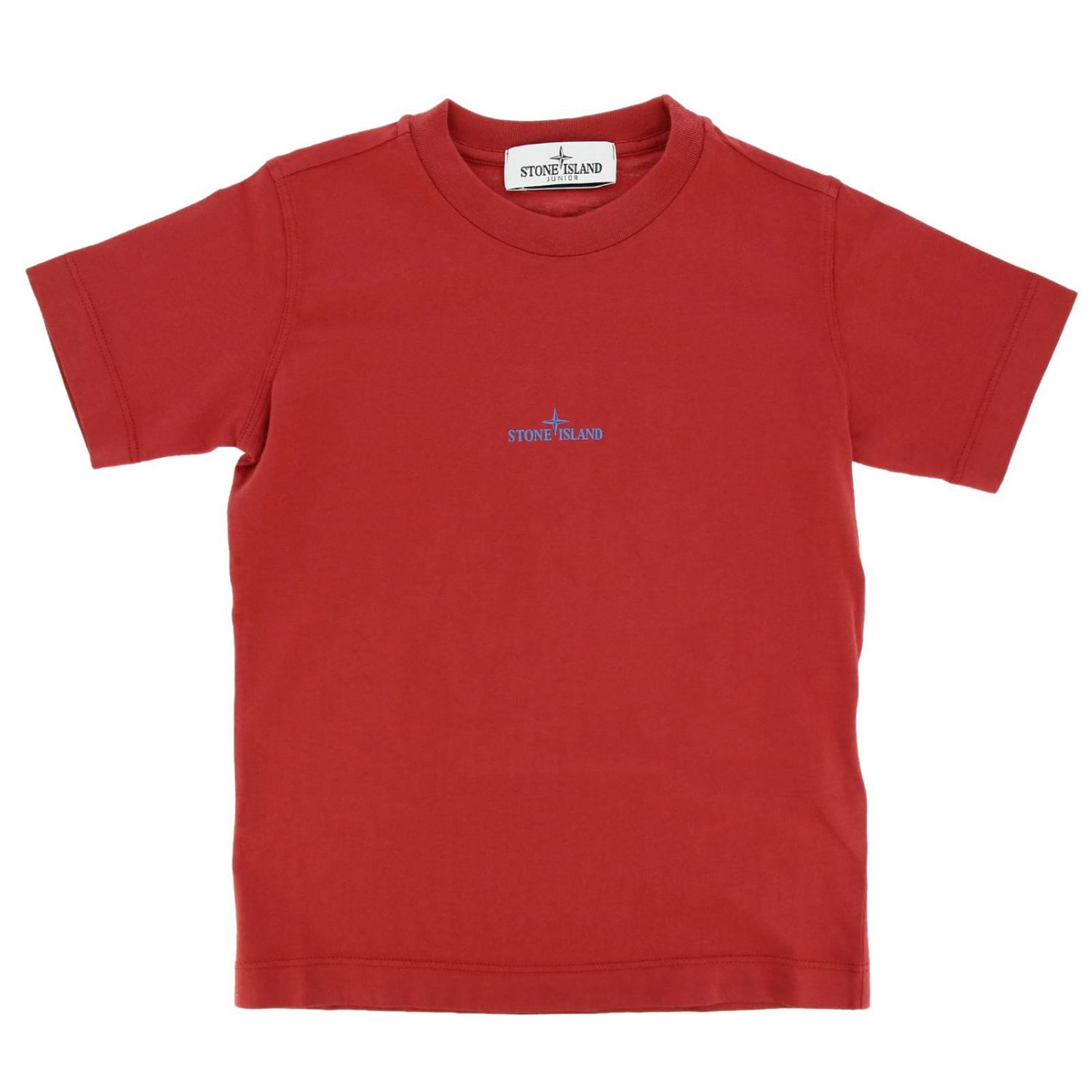 Stone Island Junior Outlet: T-shirt kids Stone Island - Red | T-Shirt ...