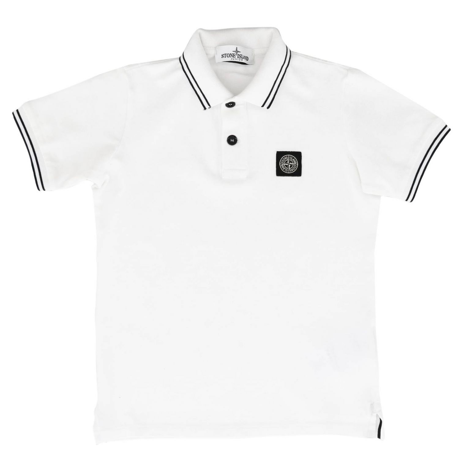 Stone Island Junior Outlet: t-shirt for boys - White | Stone Island ...